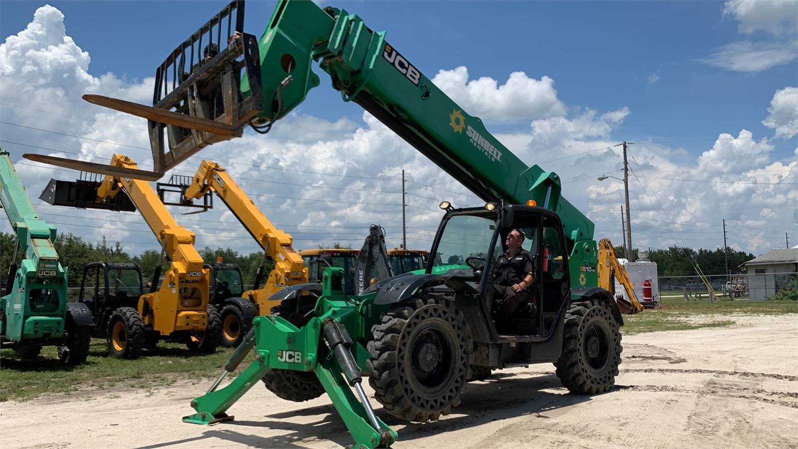 2016 JCB 510-56 Telehandler - 10000lb Capacity, 56ft Lift Height