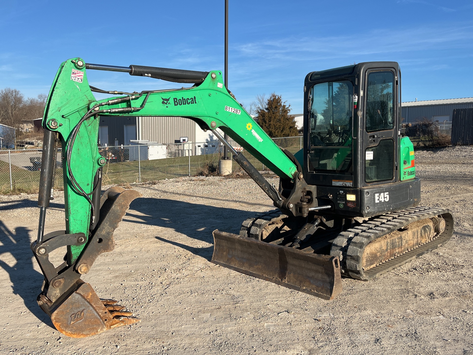 2016 Bobcat E45 Mini Excavator