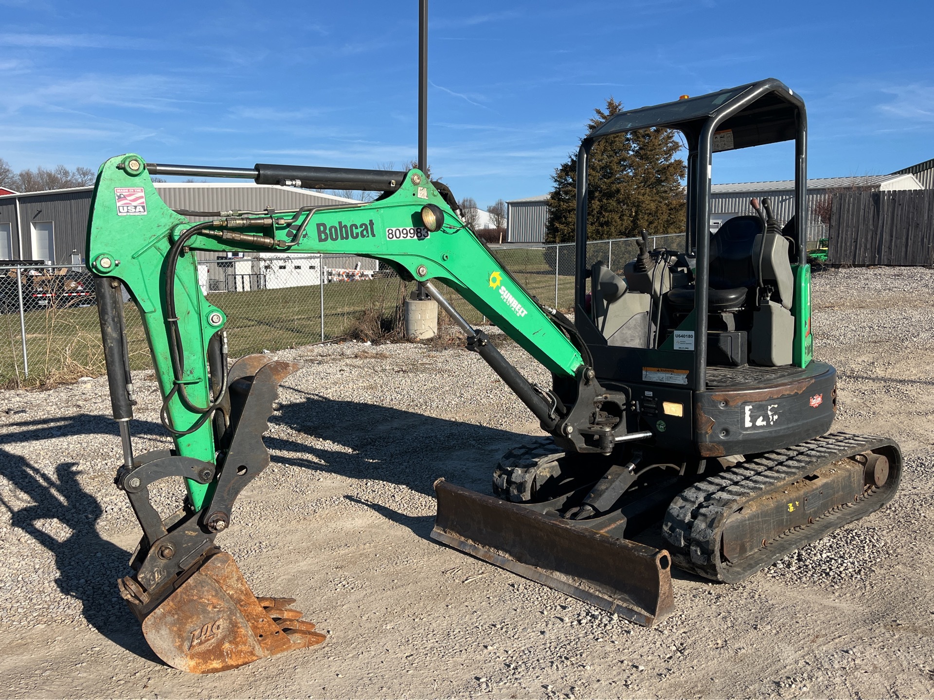 2016 Bobcat E26 Mini Excavator