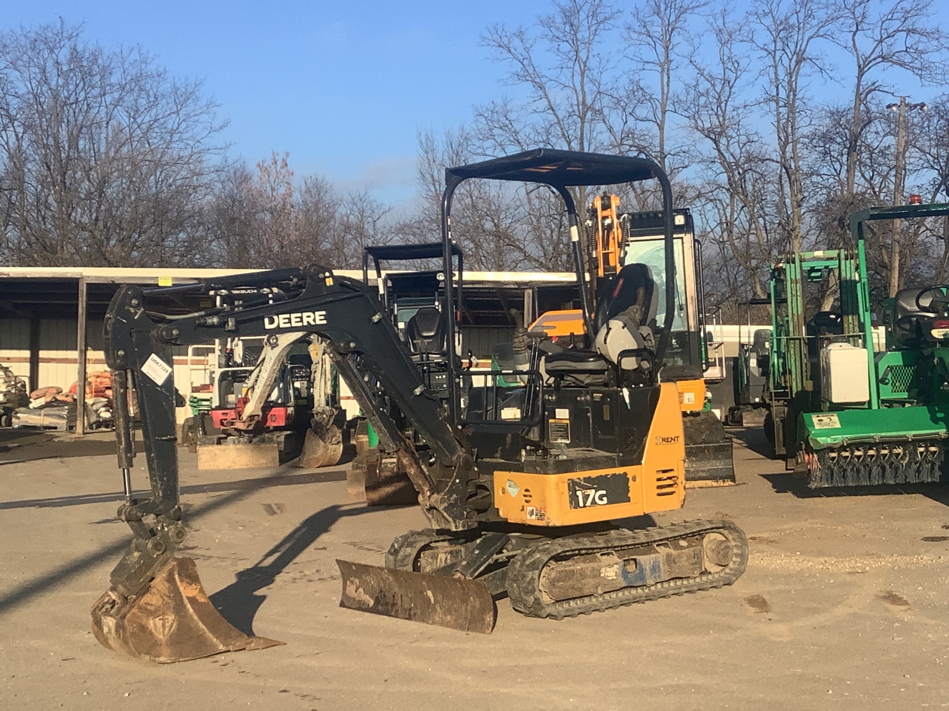 2018 John Deere 17G Mini Excavator