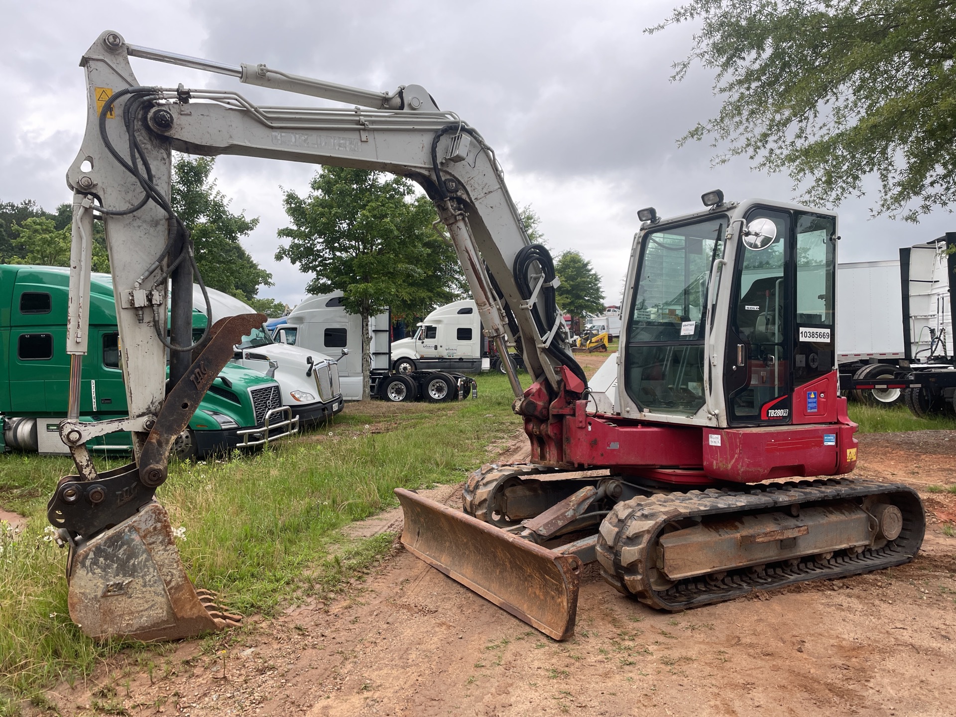 2015 Takeuchi TB280FR Tracked Excavator