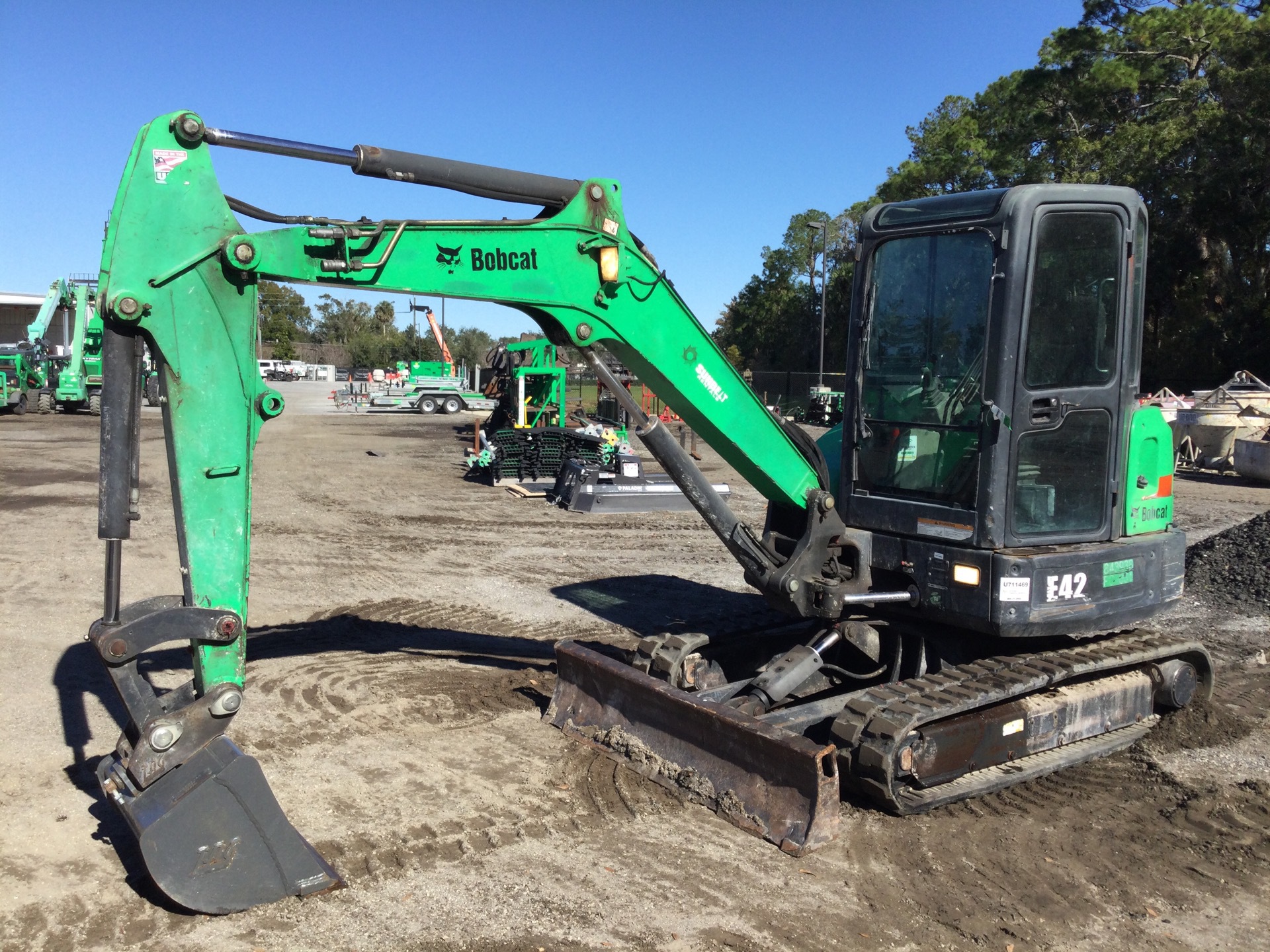 2016 Bobcat E42 Mini Excavator