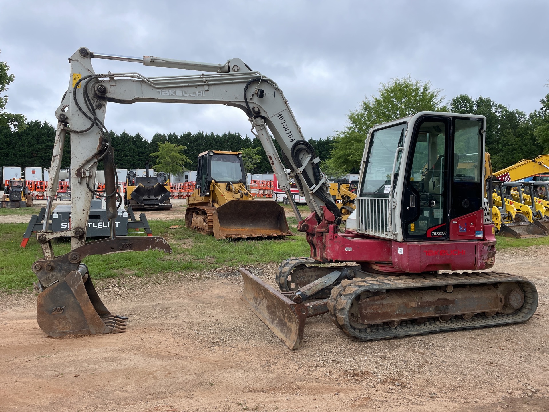 2015 Takeuchi TB280FR Tracked Excavator