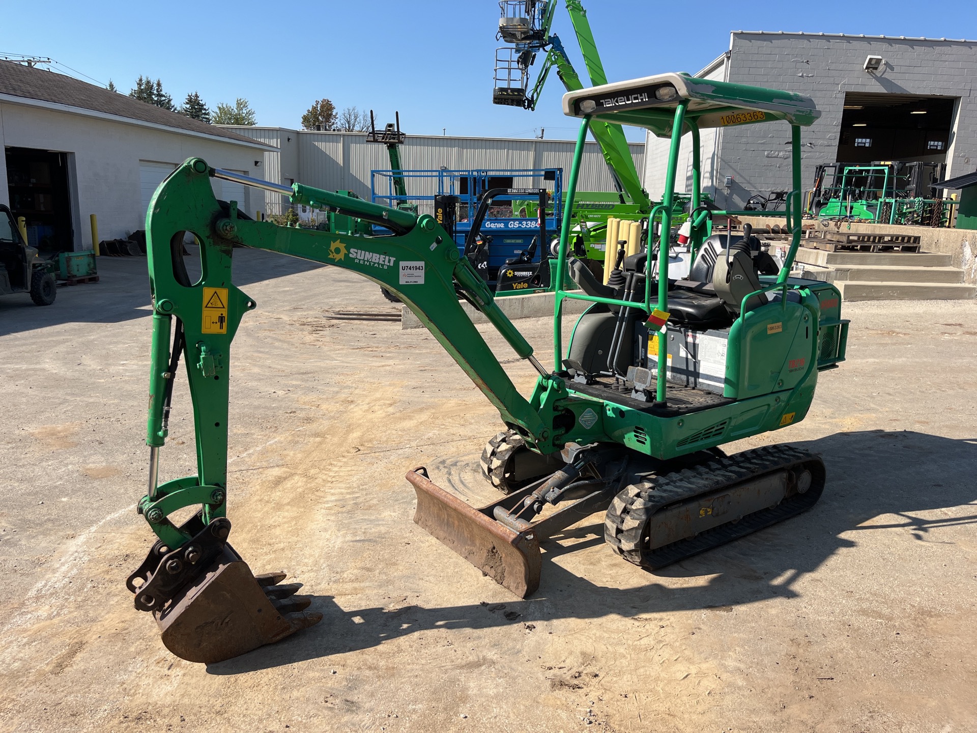 2018 Takeuchi TB216 Mini Excavator