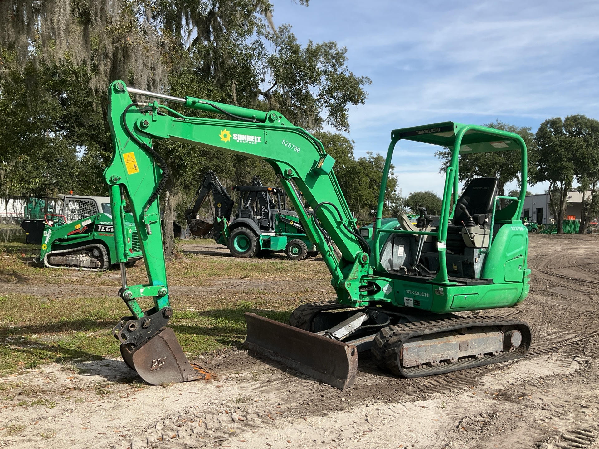 2016 Takeuchi TB240 Mini Excavator