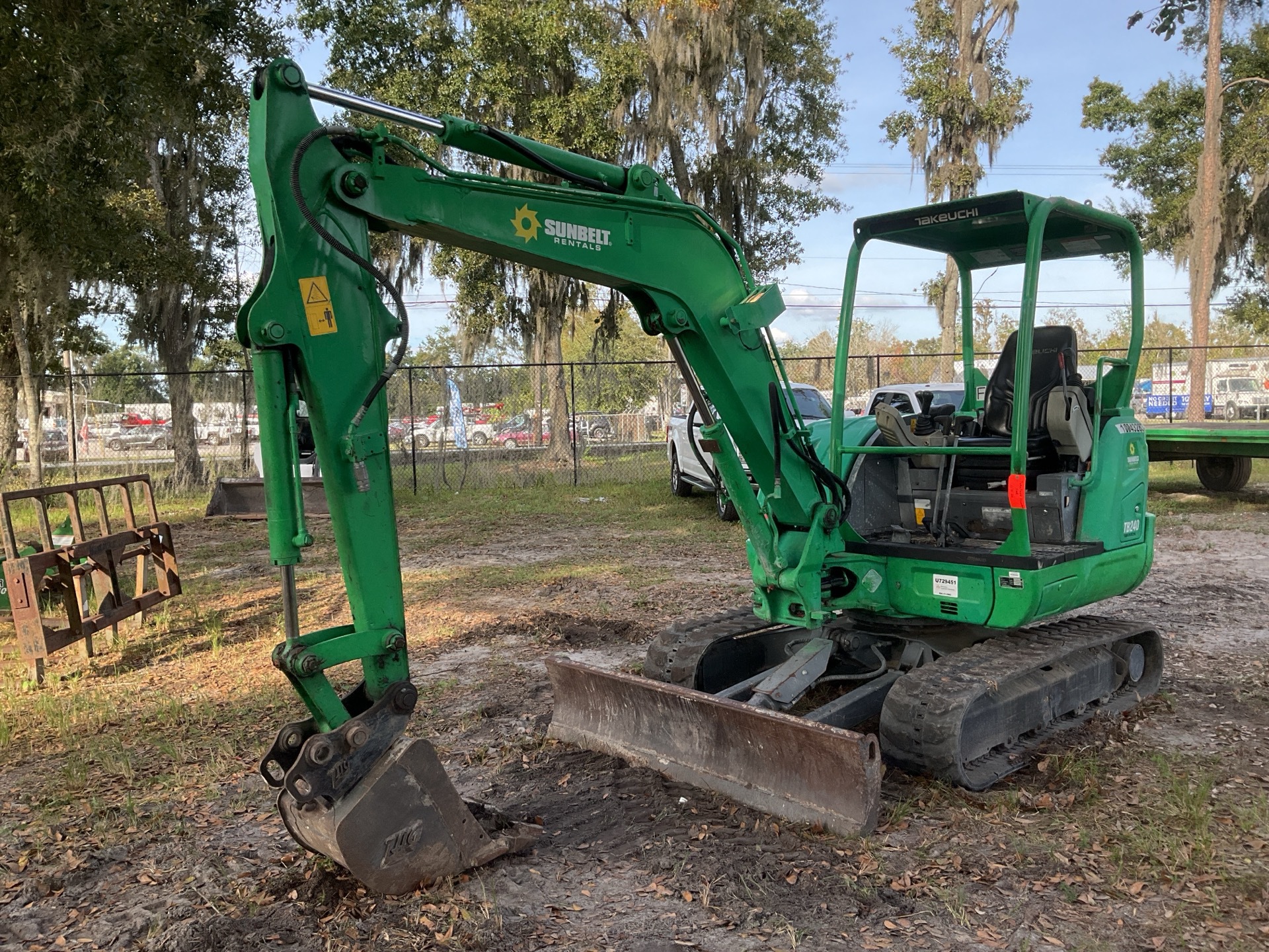 2018 Takeuchi TB240 Mini Excavator