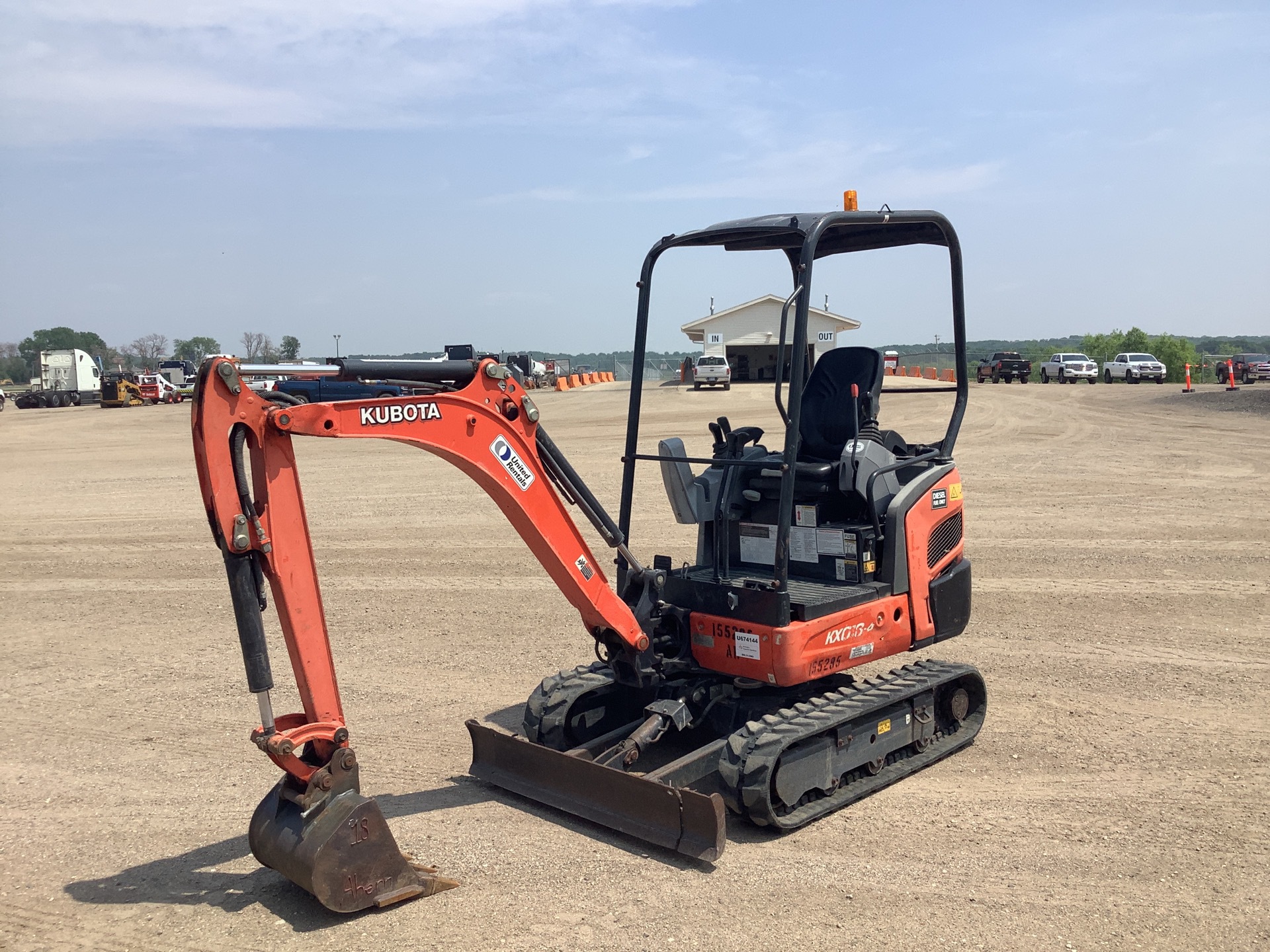 2015 Kubota KX018-4 Mini Excavator