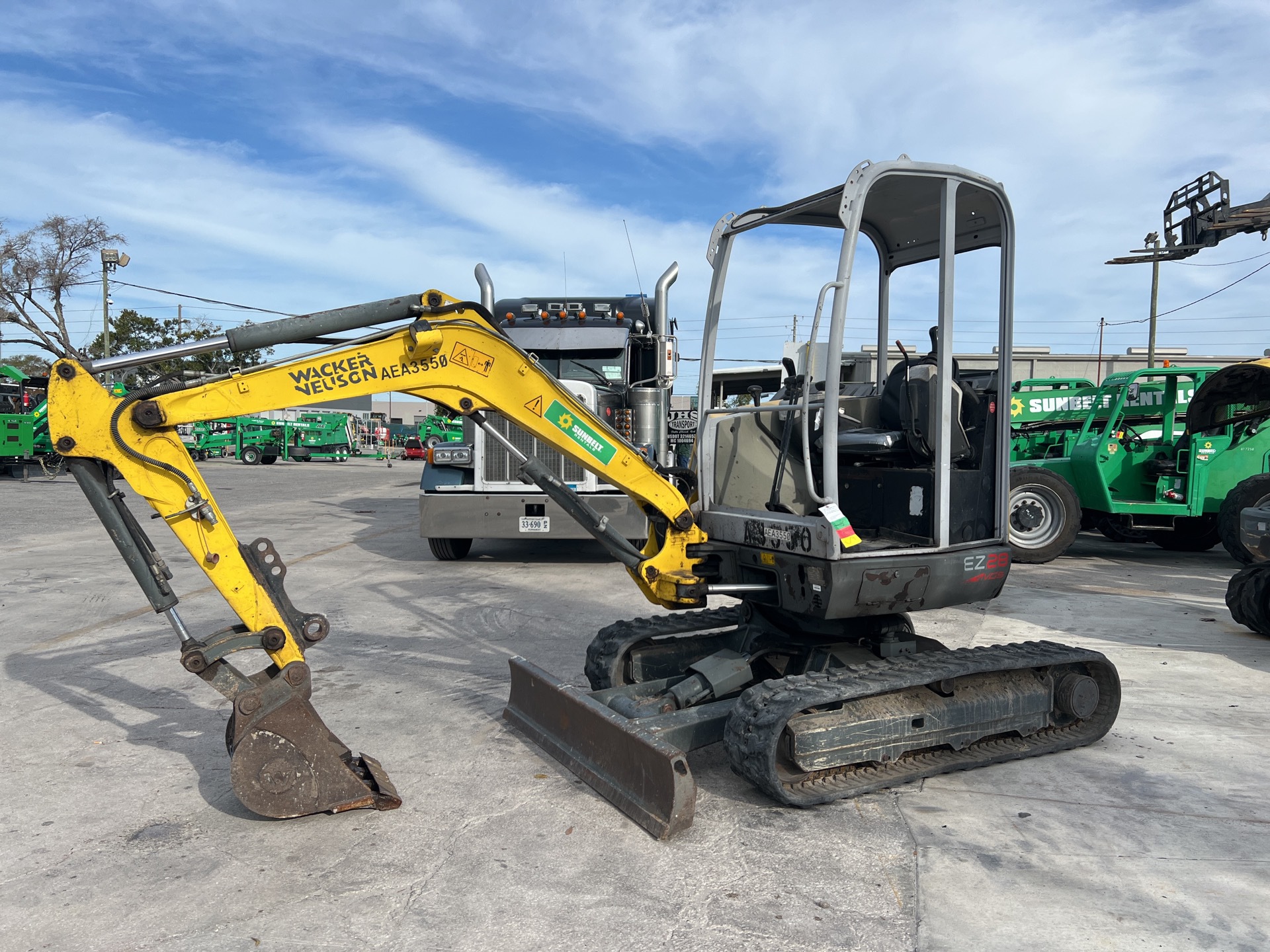 2017 Wacker Neuson EZ28 Mini Excavator