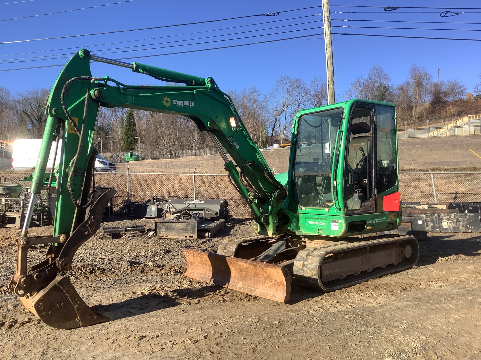 2015 Takeuchi TB260 Mini Excavator