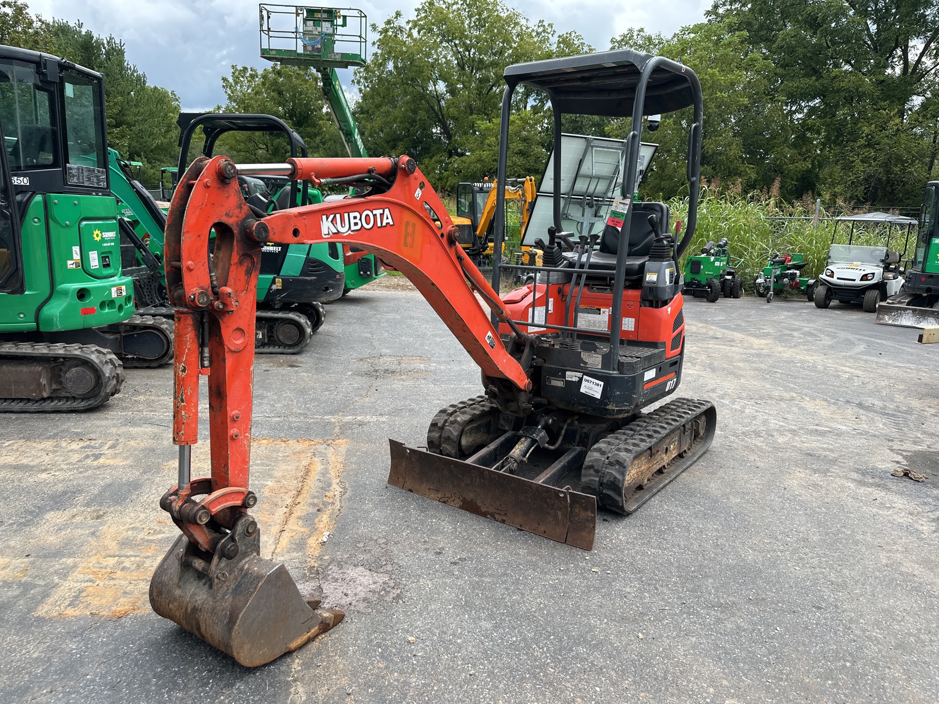 2016 Kubota U17 Mini Excavator