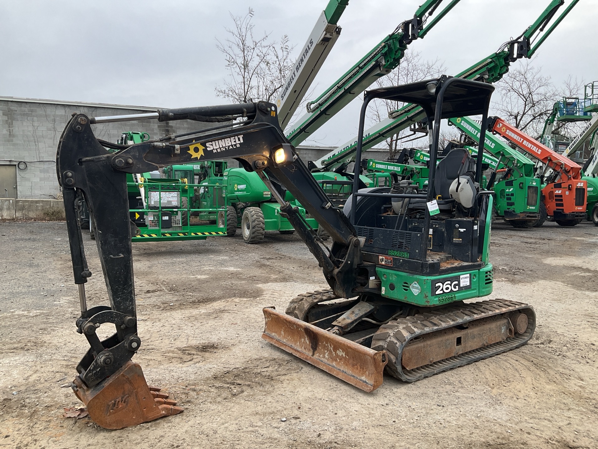 2016 John Deere 26G Mini Excavator