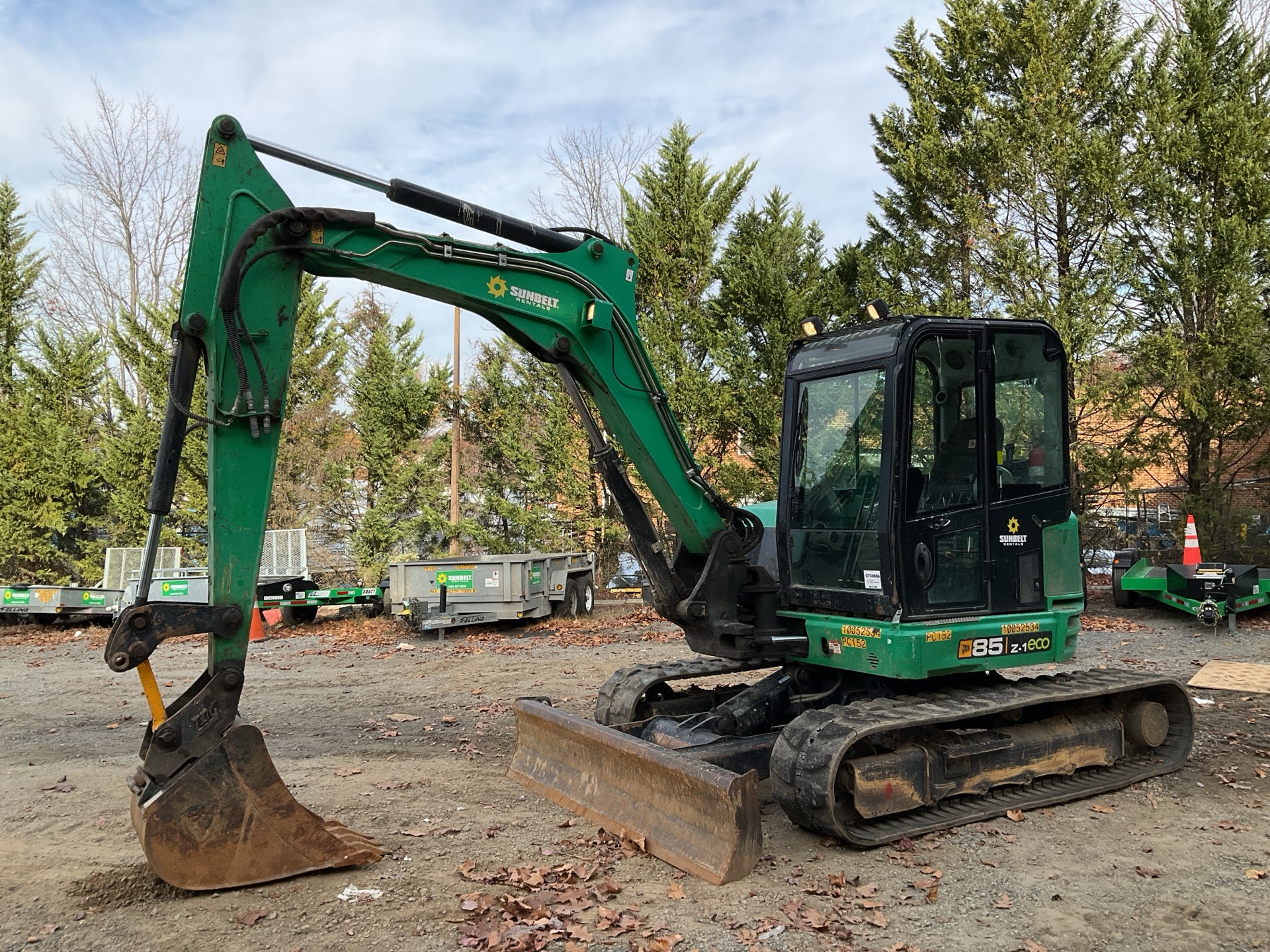 2018 JCB 85Z-1 Mini Excavator