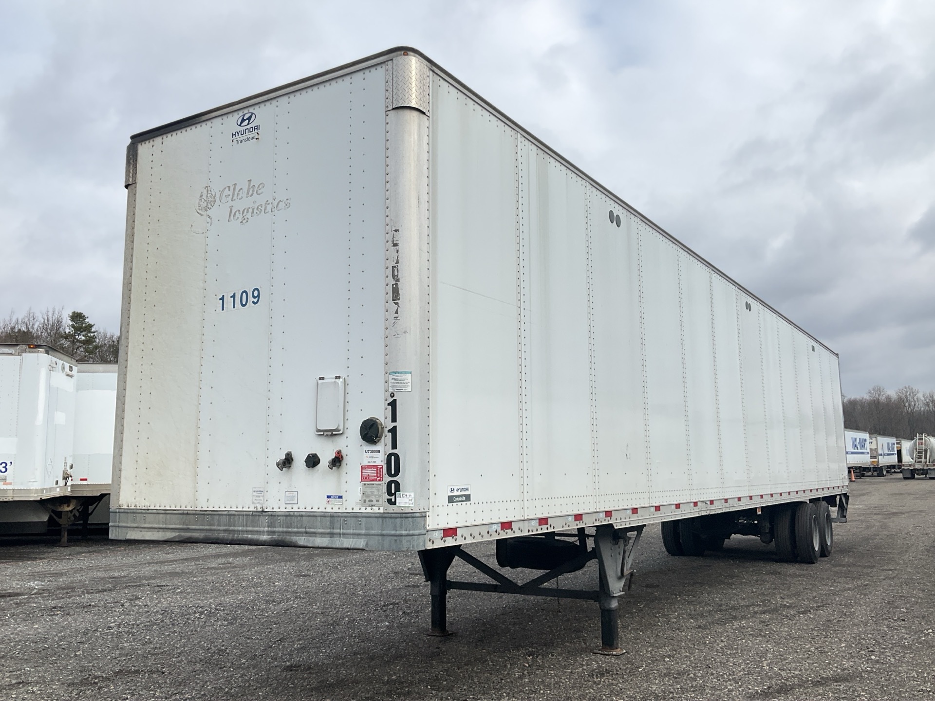 2019 Hyundai VC2530152-AJS 53 ft T/A Van Trailer