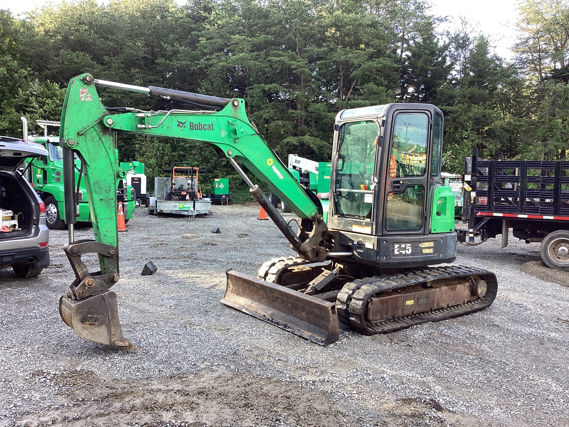 2017 Bobcat E45 Mini Excavator