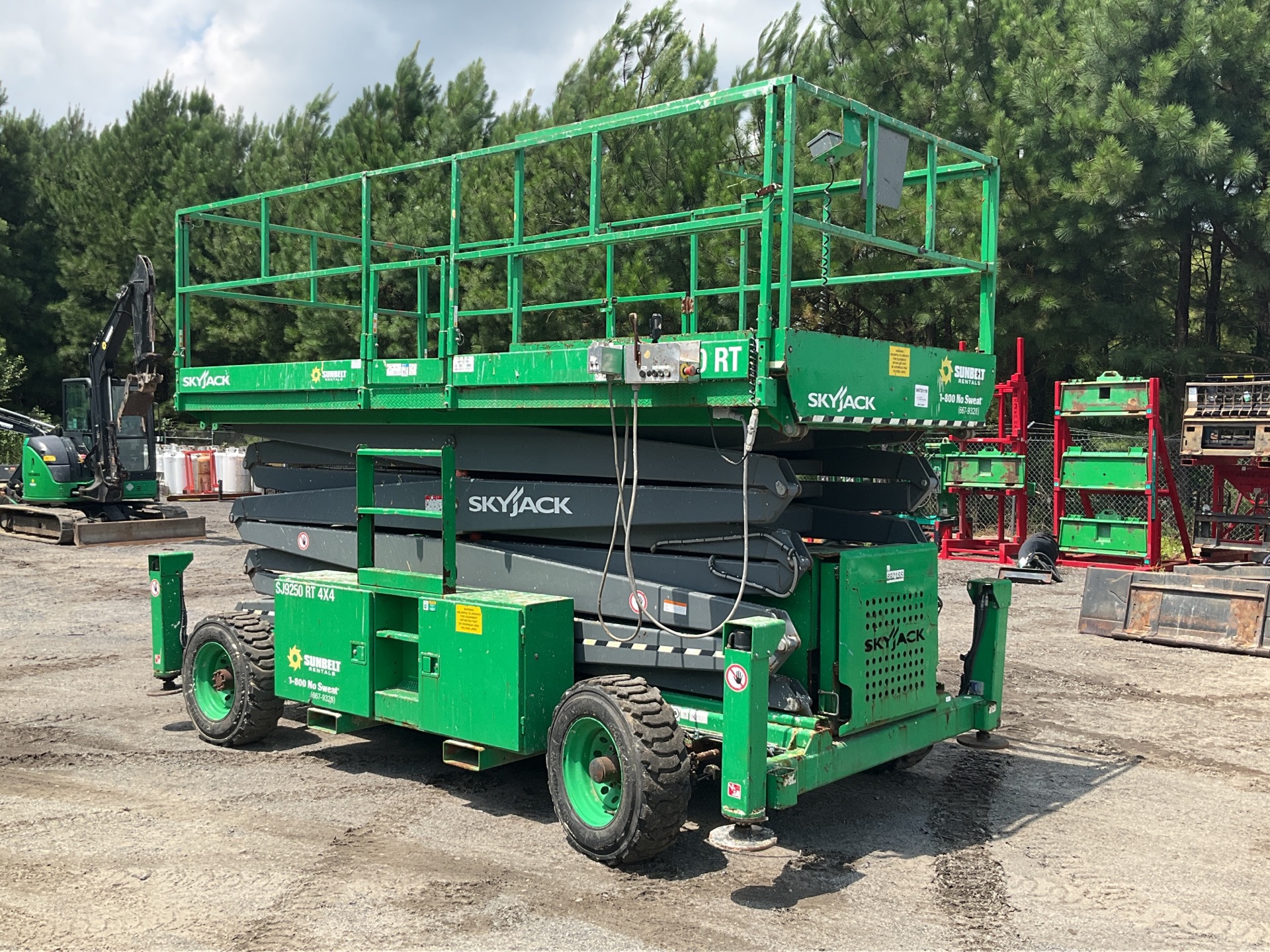 2016 Skyjack SJ9250 RT Diesel 4x4 Scissor Lift