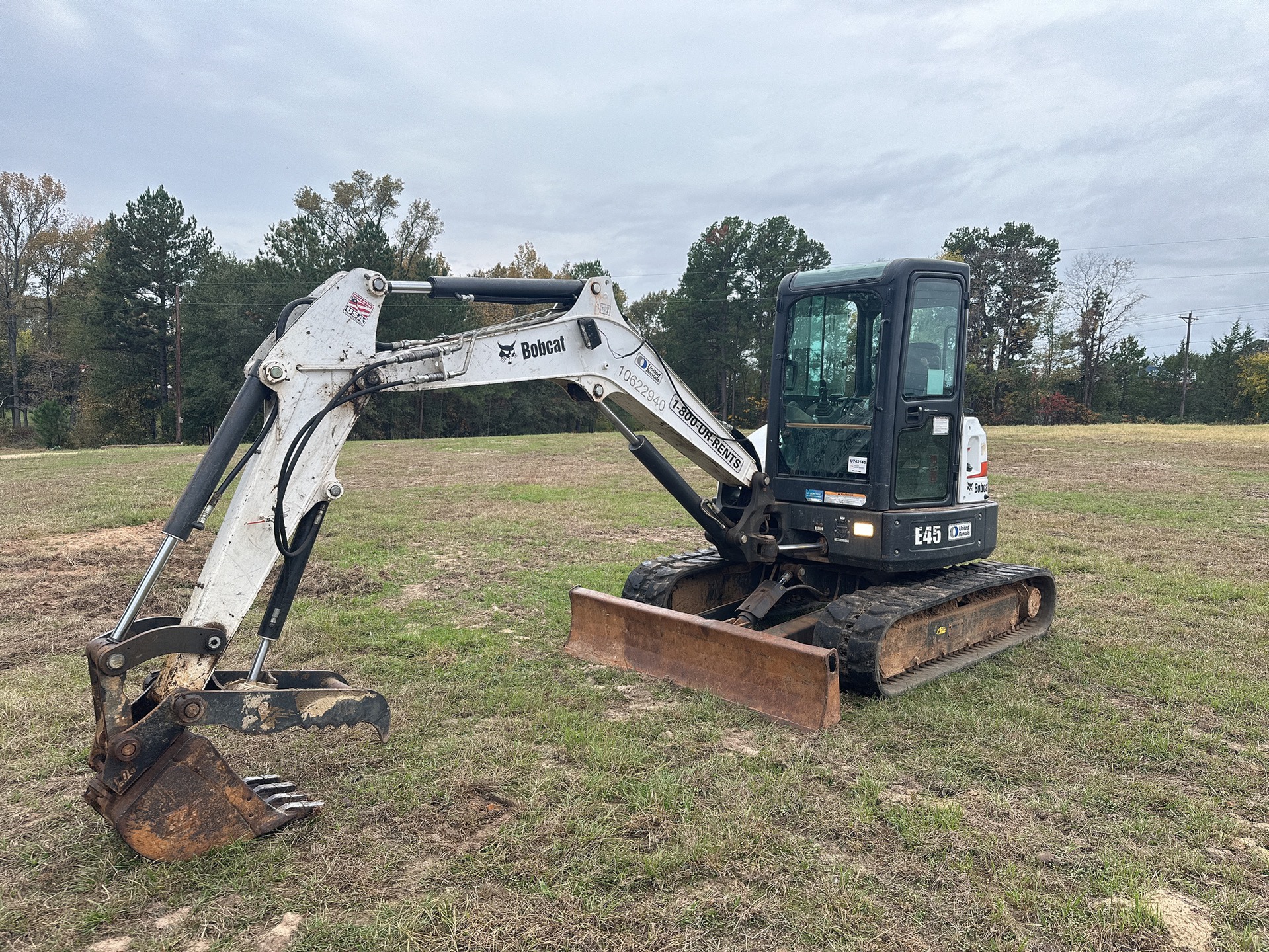 2017 Bobcat E45 Mini Excavator