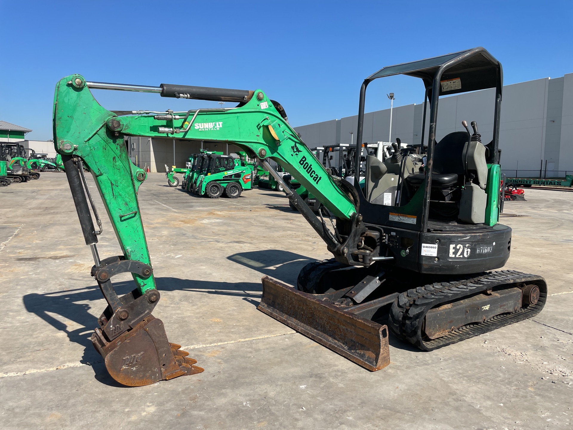 2014 Bobcat E26 Mini Excavator