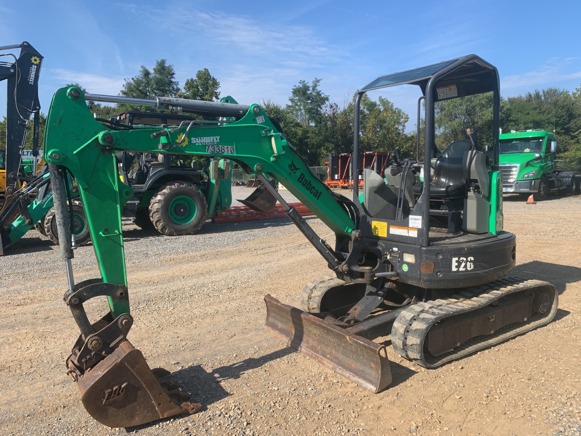 2015 Bobcat E26 Mini Excavator