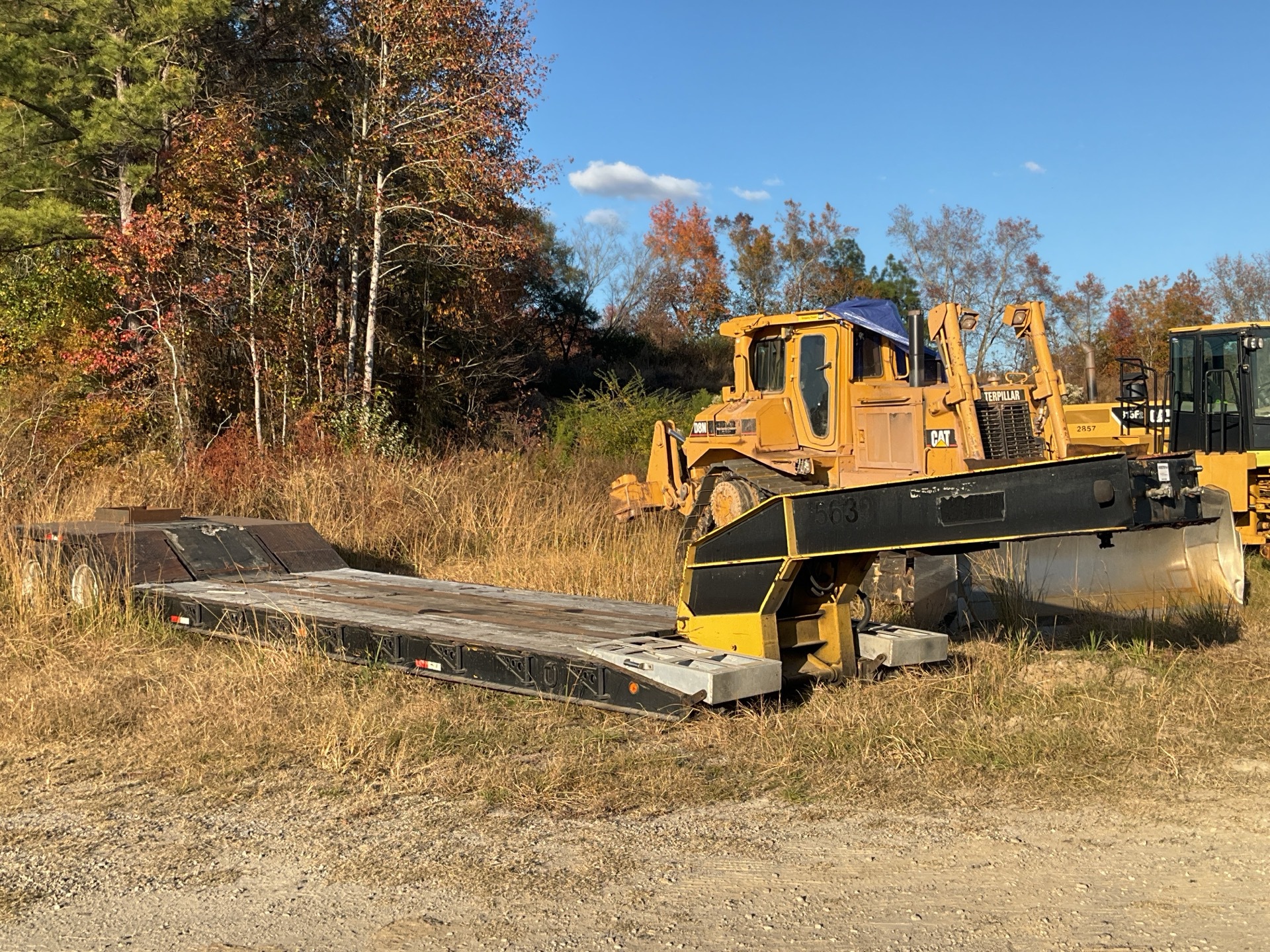 1995 Rogers CR35PL 35 ton T/A Lowboy Trailer