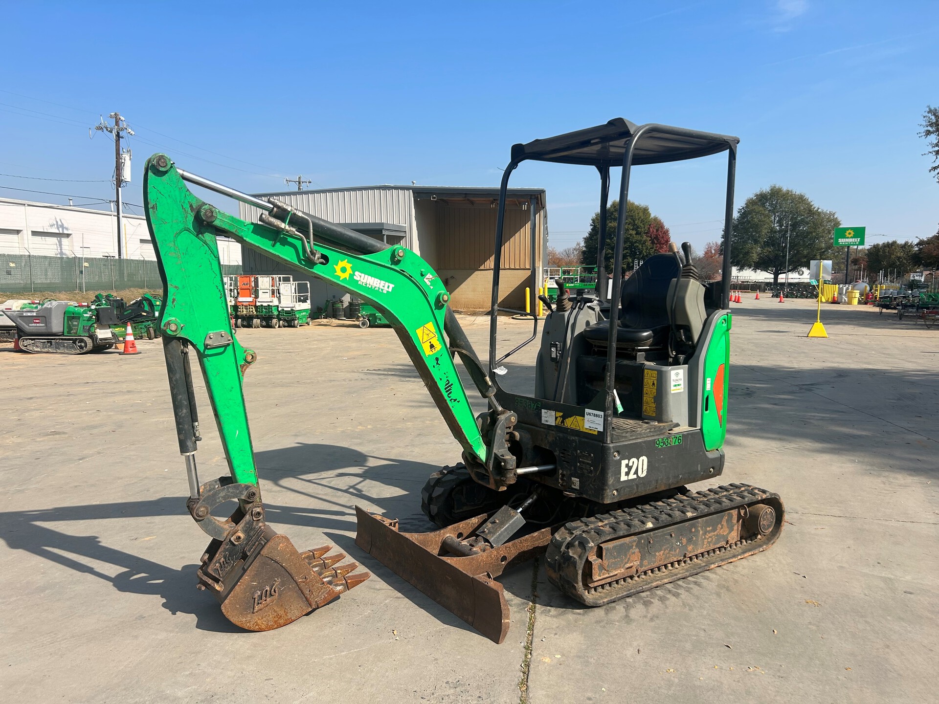 2016 Bobcat E20 Mini Excavator