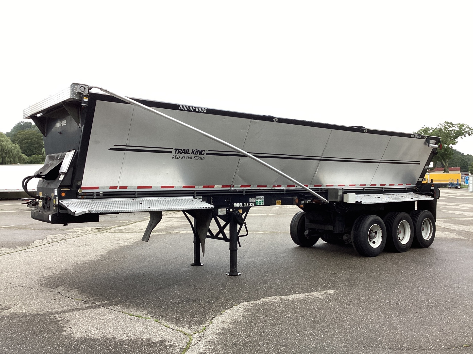 2014 Trail King OLB332NG-HH Live Bottom Trailer