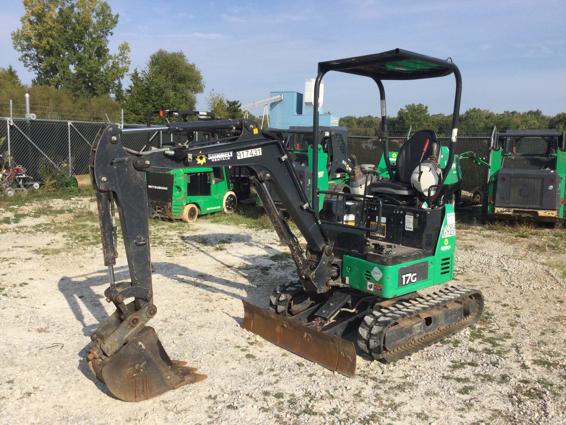 2016 John Deere 17G Mini Excavator