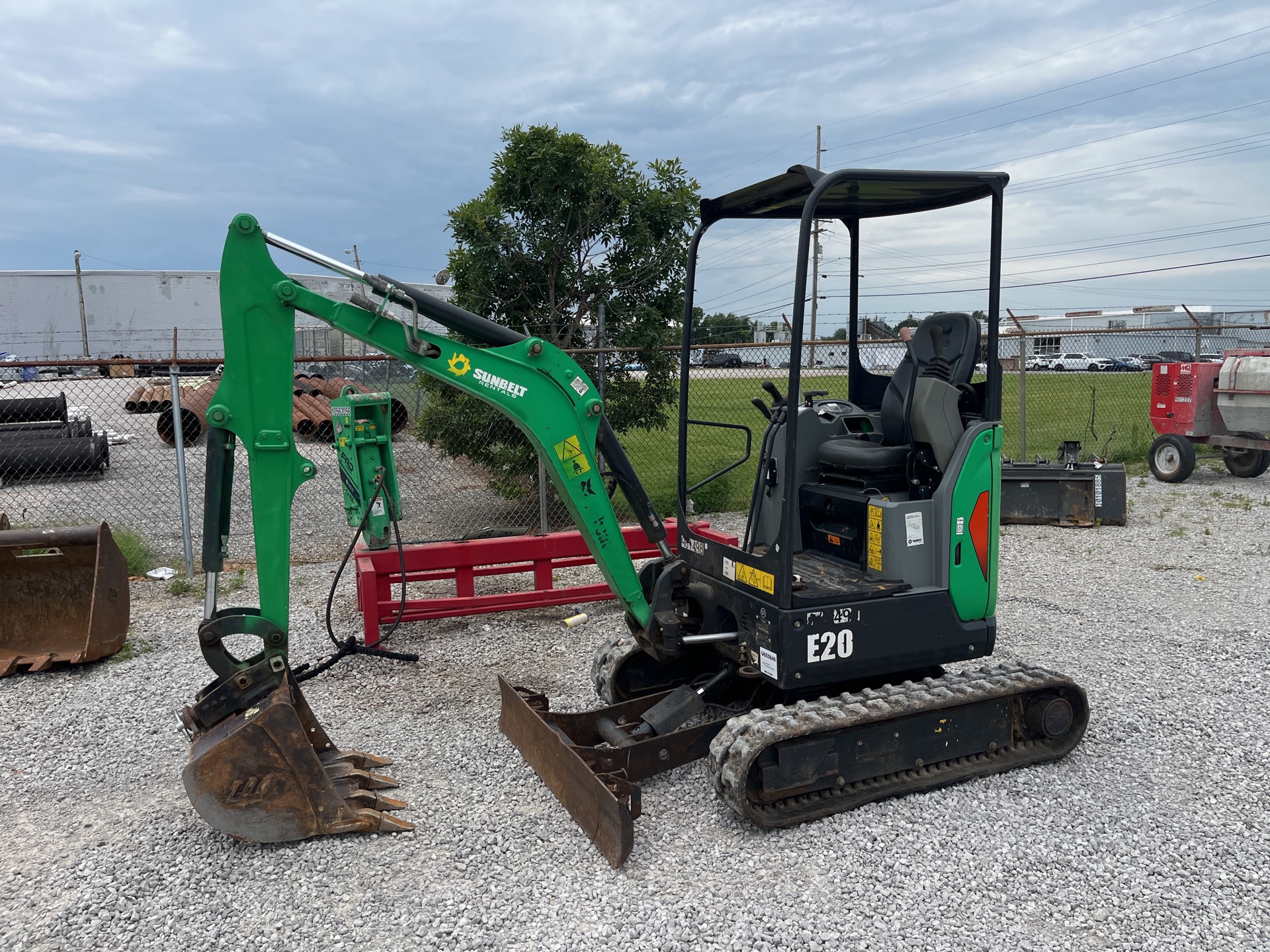 2017 Bobcat E20 Mini Excavator