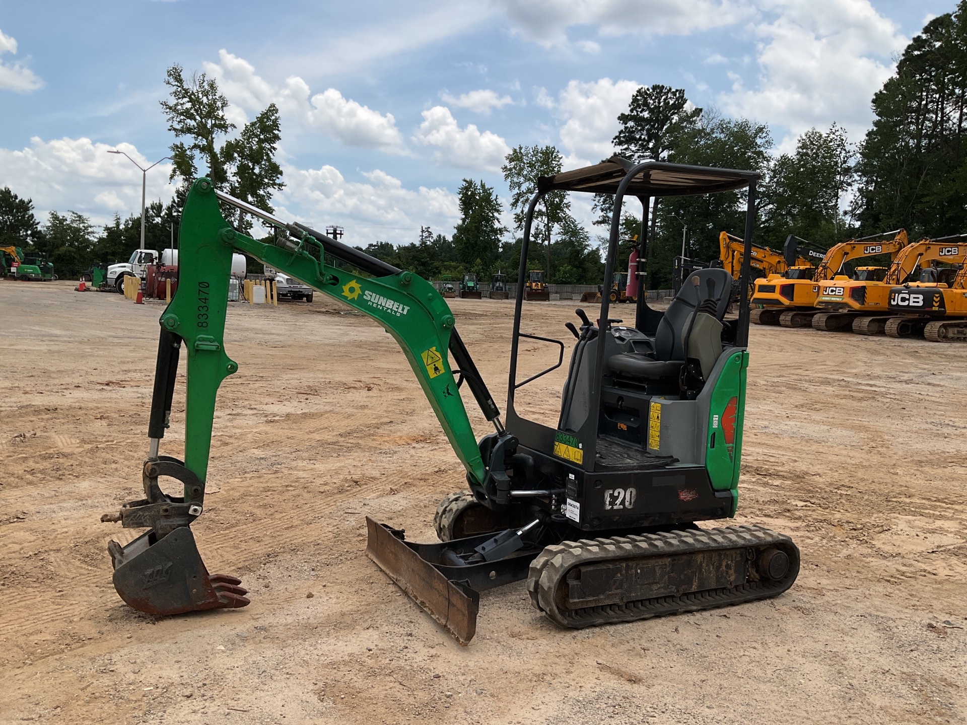 2016 Bobcat E20 Mini Excavator