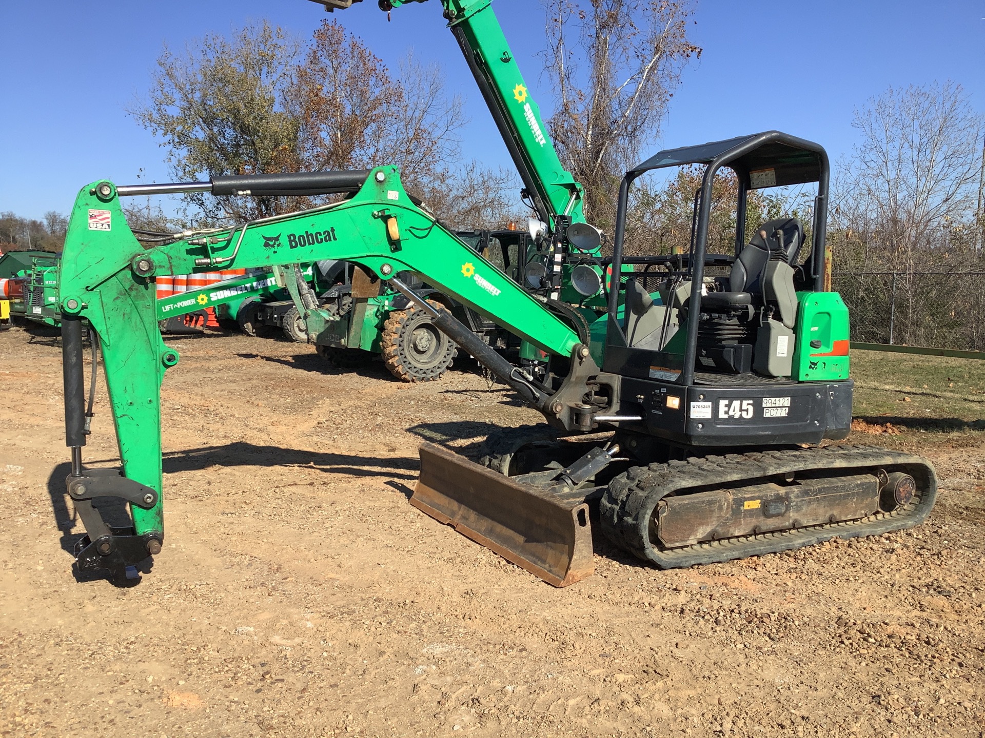 2017 Bobcat E45 Mini Excavator