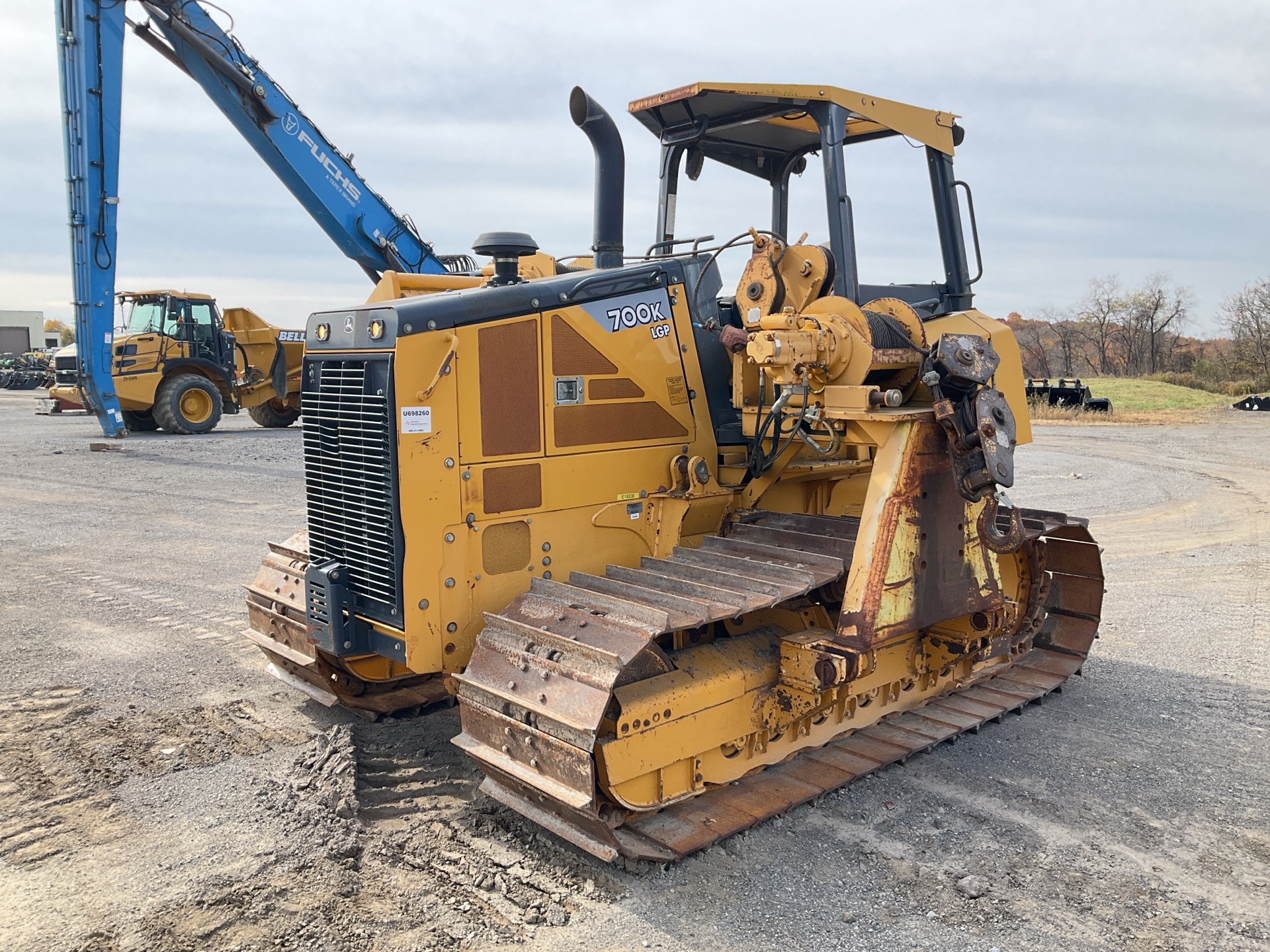 2012 John Deere 700K LGP Pipelayer w/ 2012 Midwestern M540 Conversion