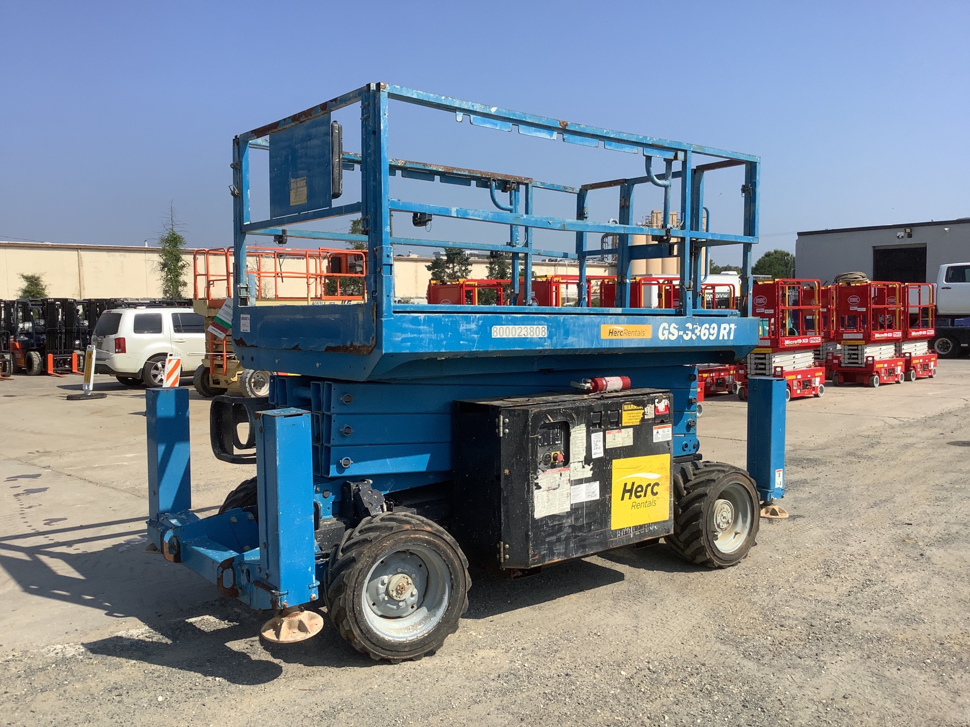 2014 Genie GS-3369RT Dual Fuel 4x4 Scissor Lift