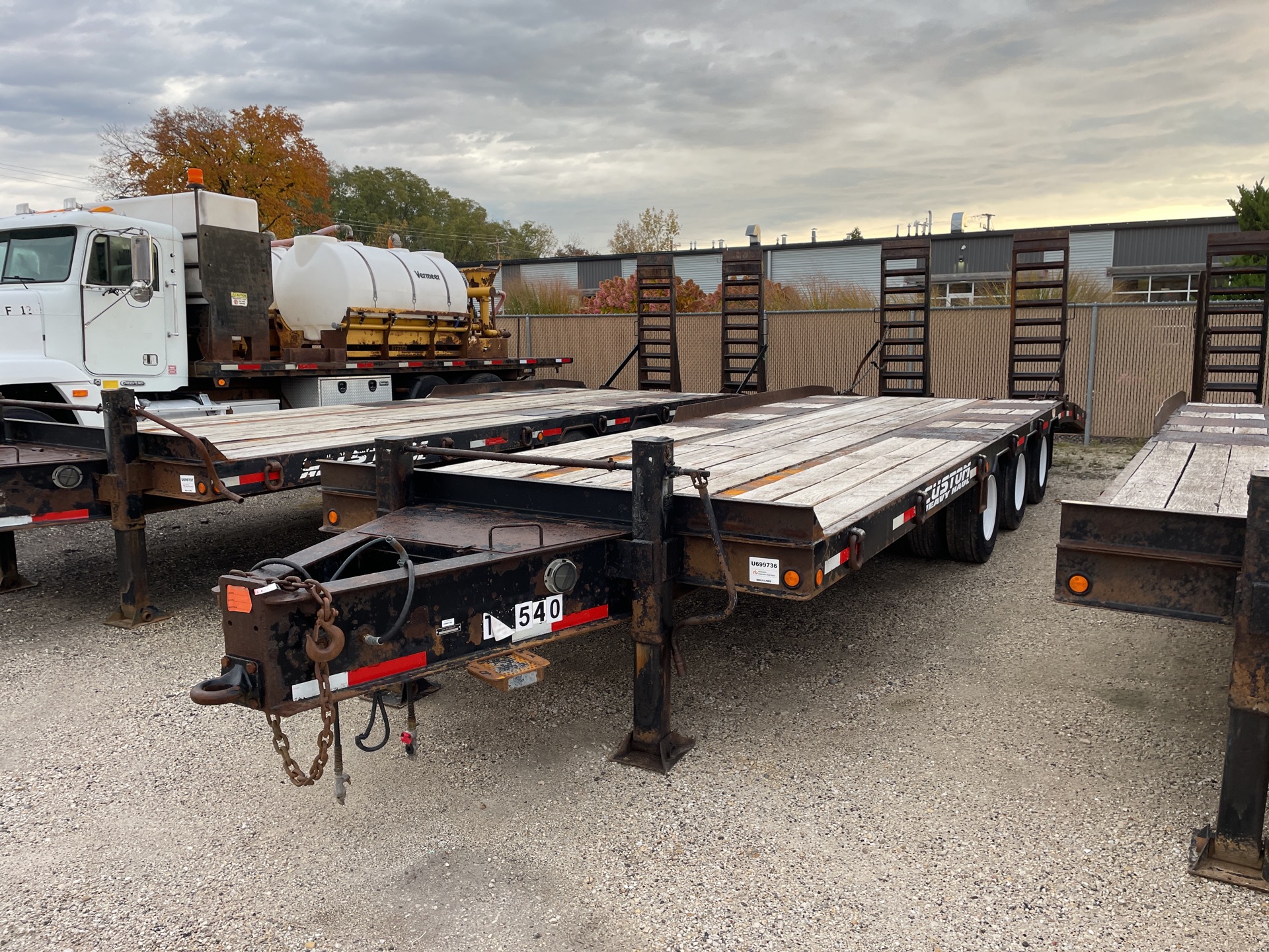 2013 Lucon 30 ft Tri/A Equipment Trailer