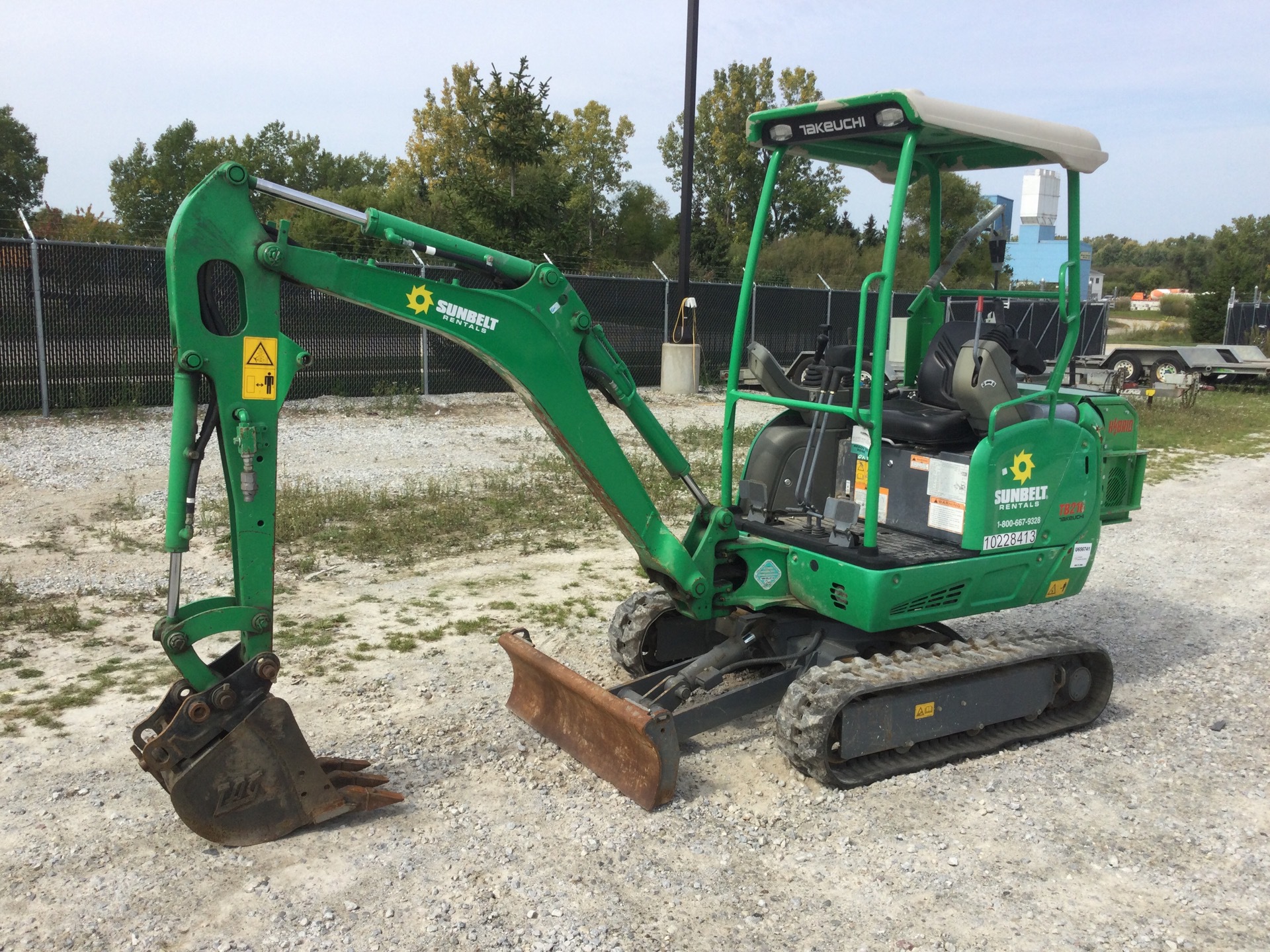 2019 Takeuchi TB216 Hybrid Mini Excavator