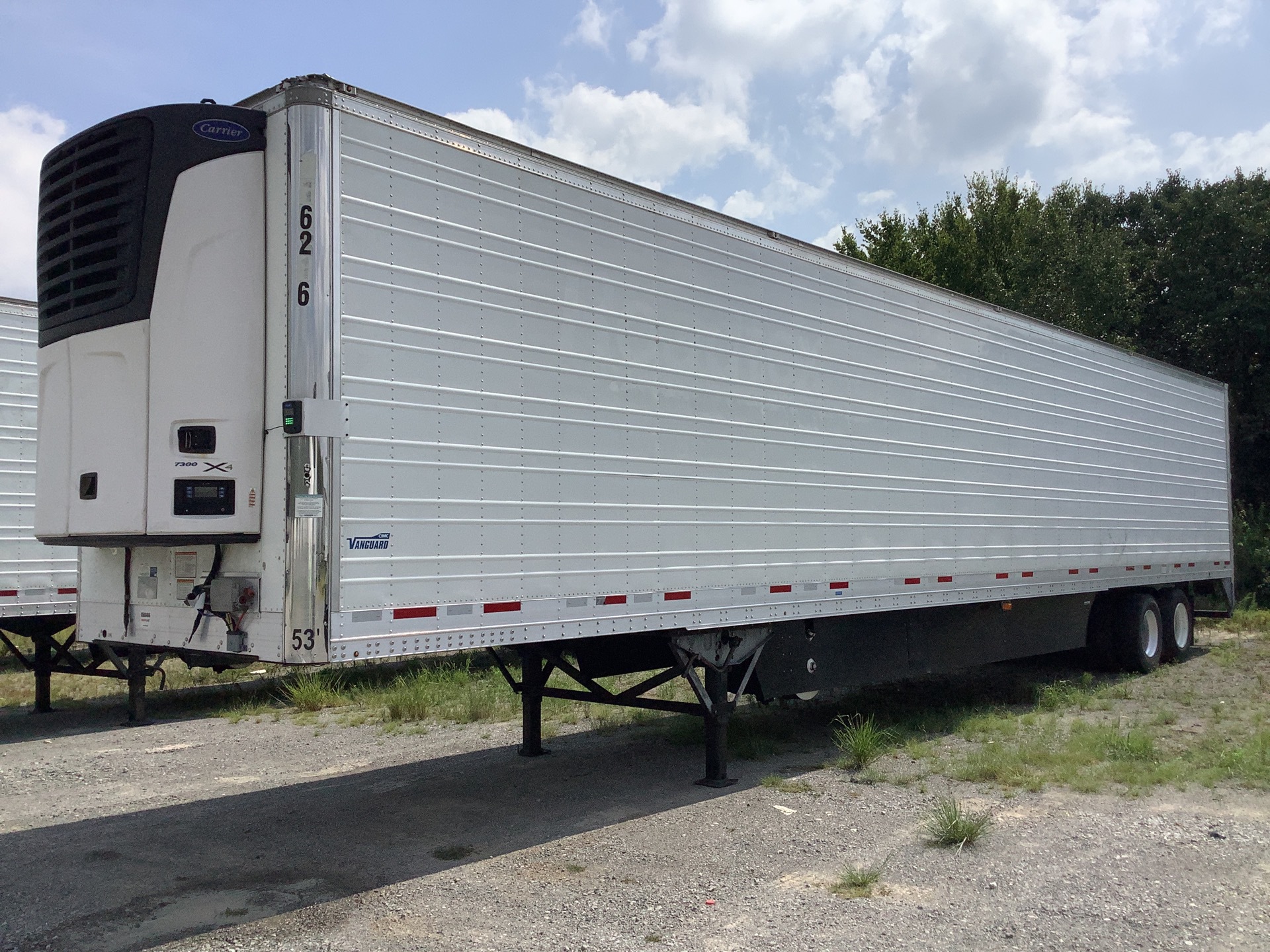 2019 CIMC 1RBR5305 53 ft x 102 in T/A Refrigerated Trailer