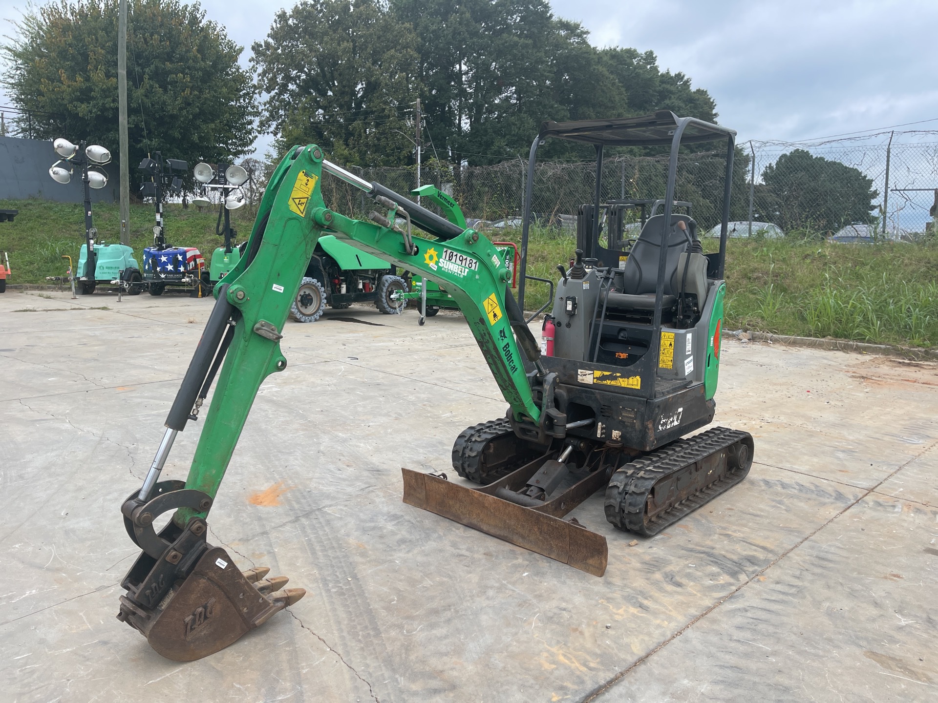 2017 Bobcat E20 Mini Excavator