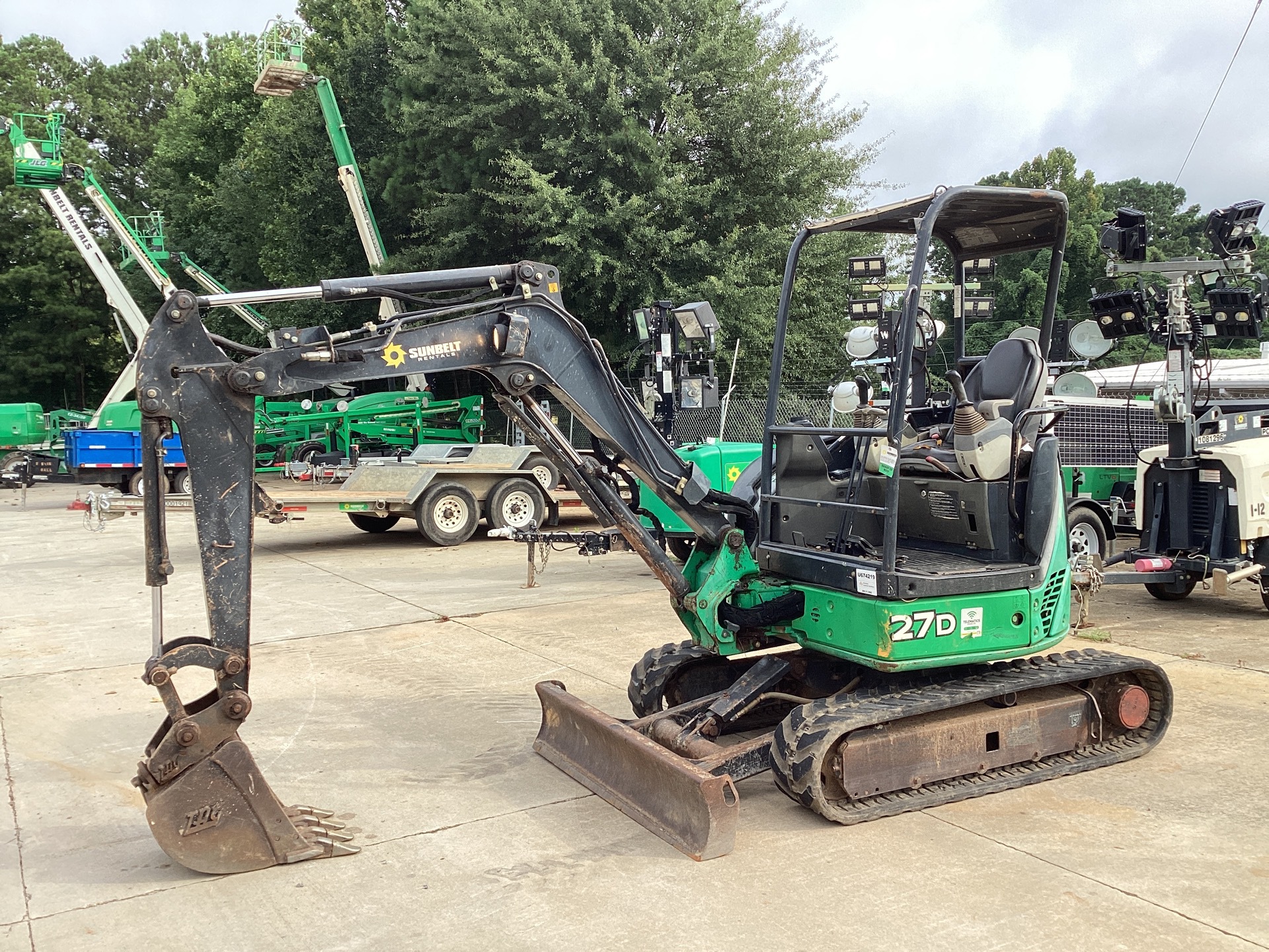 2014 John Deere 27D Mini Excavator