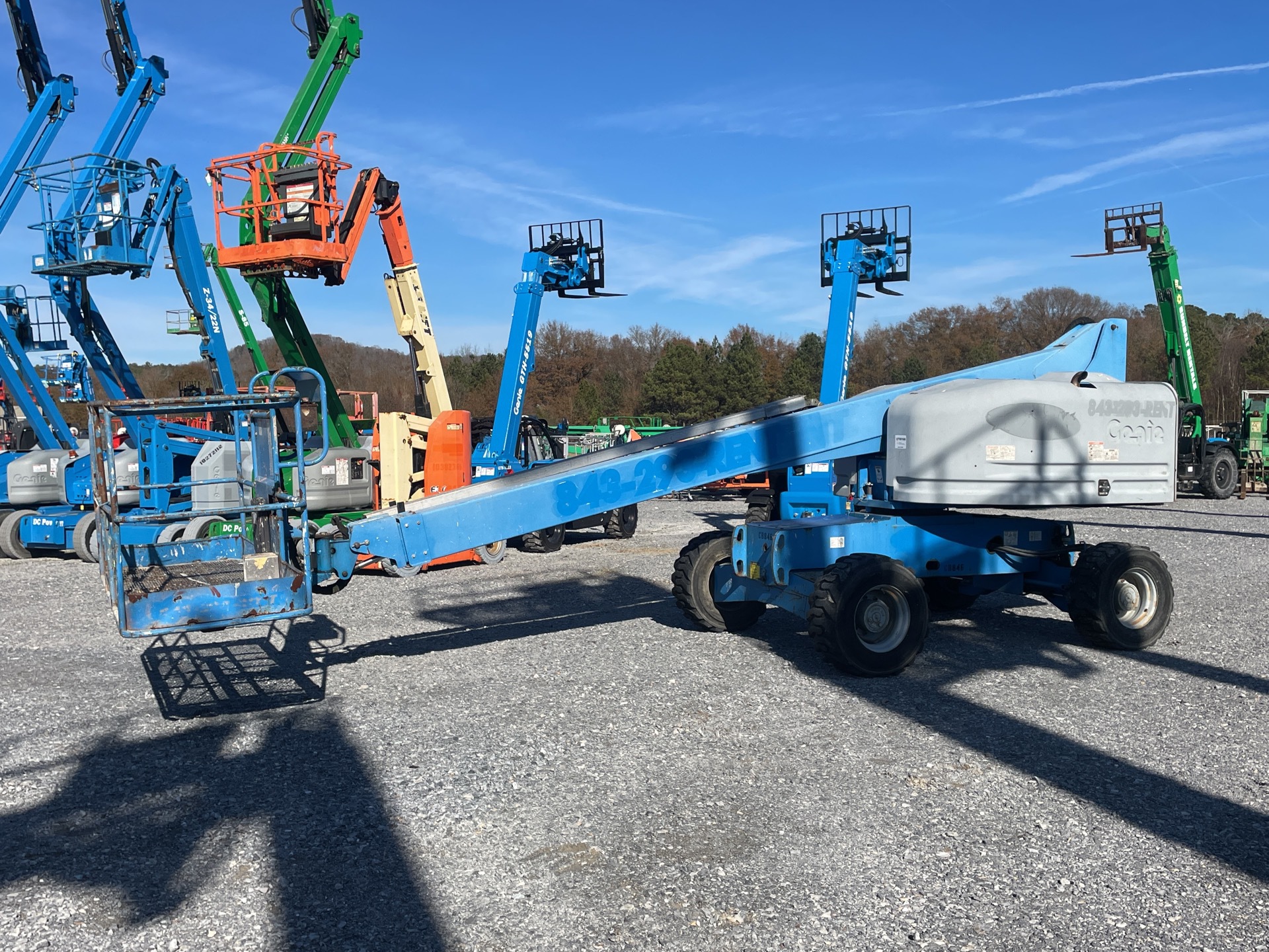 2014 Genie S-40 4WD Diesel Telescopic Boom Lift