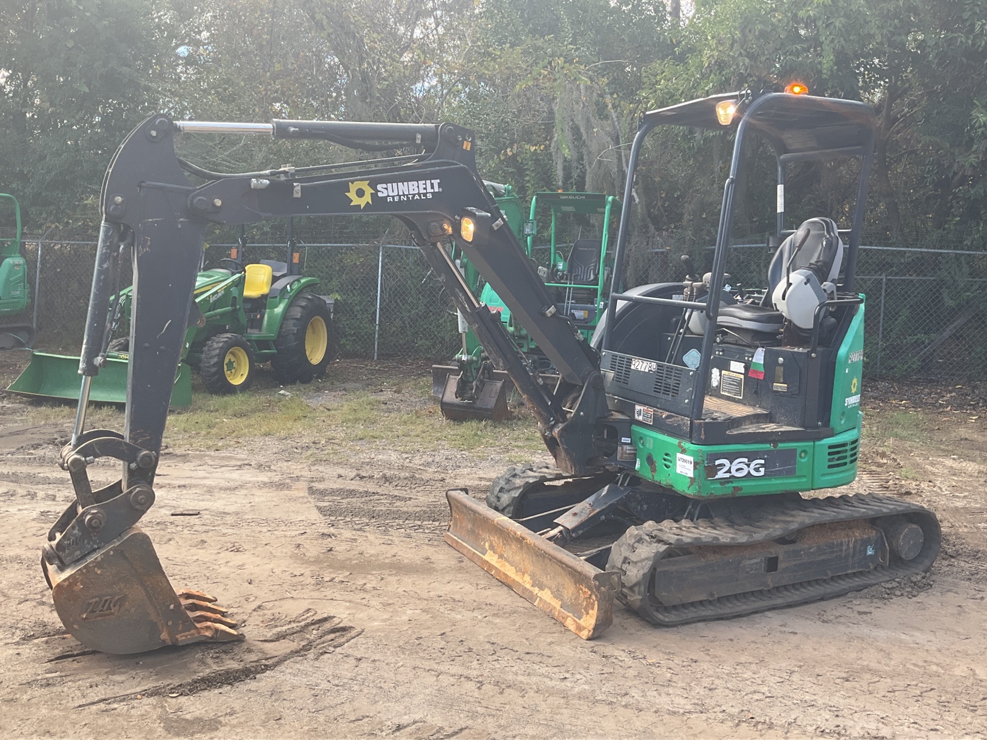 2016 John Deere 26G Mini Excavator