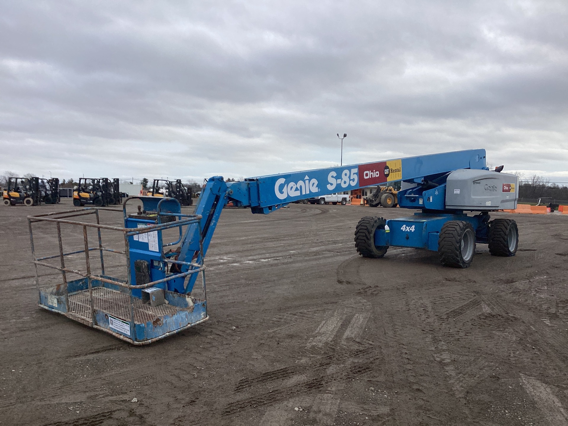 2013 Genie S85 4WD Diesel Telescopic Boom Lift