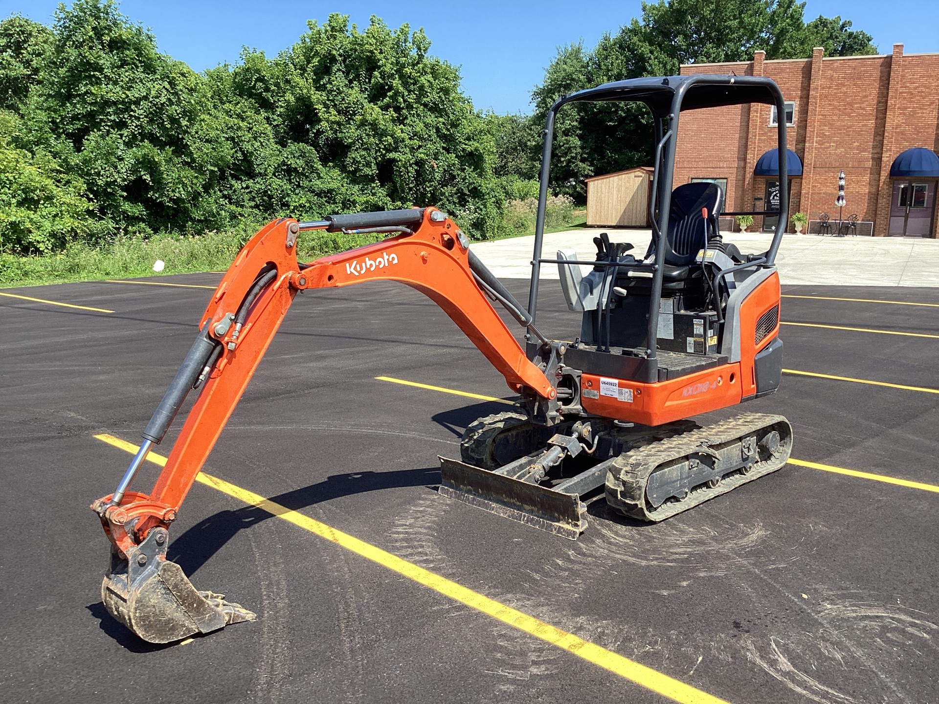 2016 Kubota KX018-4 Mini Excavator