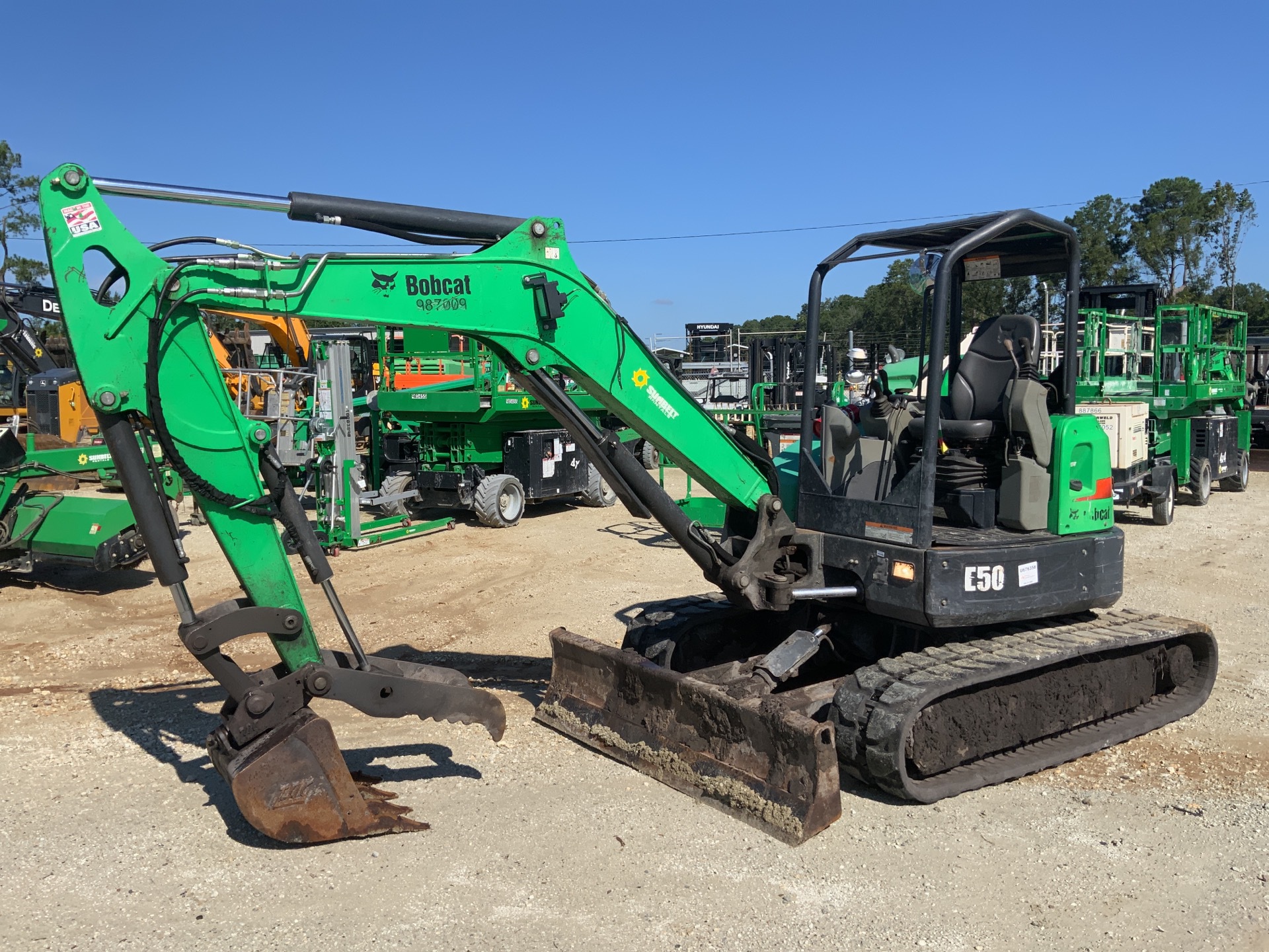 2017 Bobcat E50 Mini Excavator