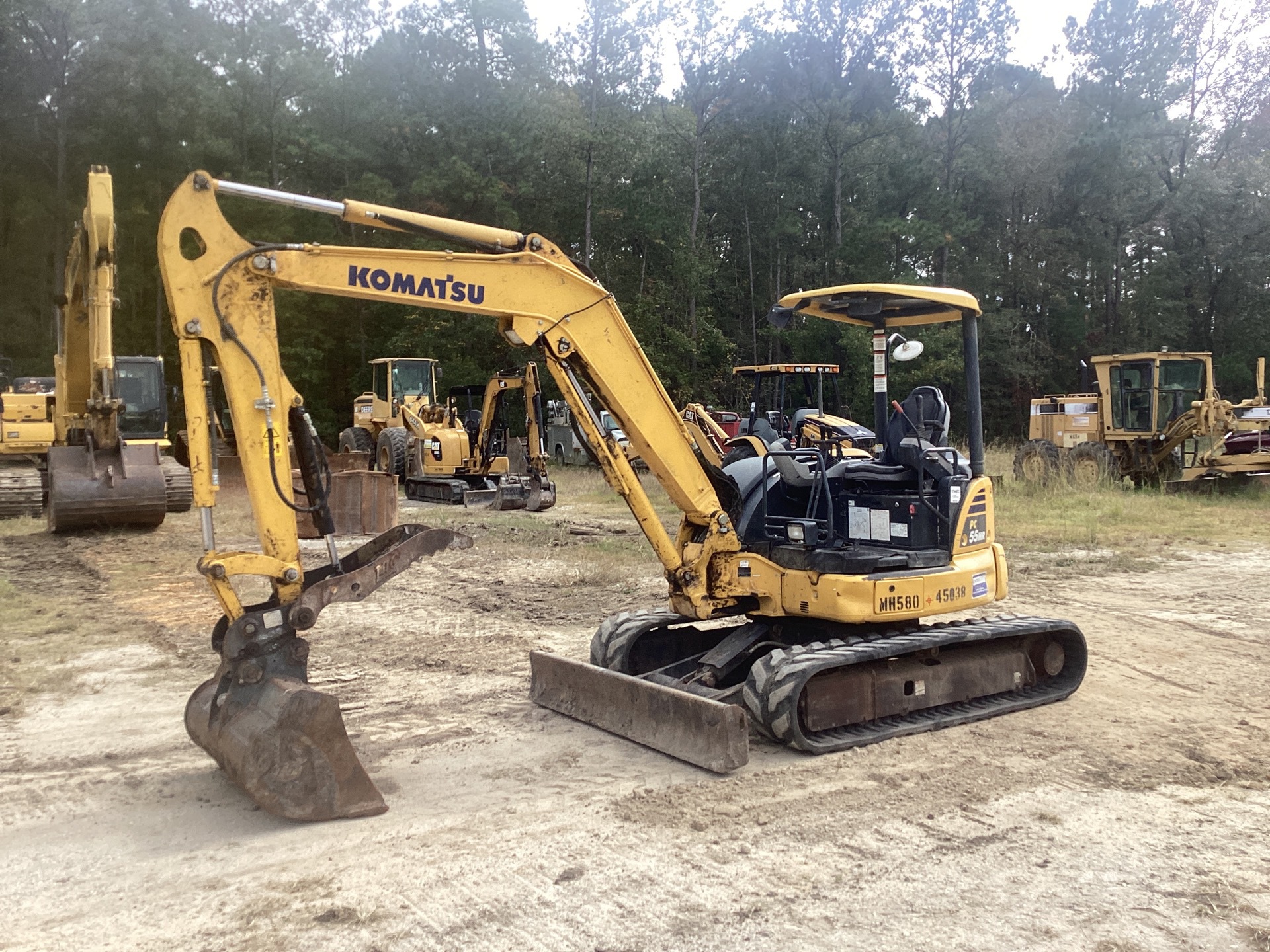 2018 Komatsu PC55MR-5 Mini Excavator