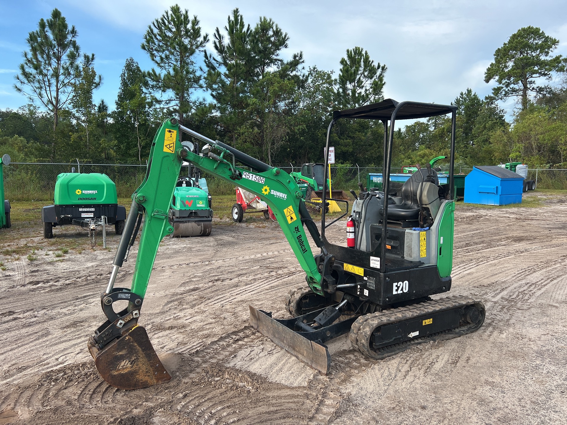 2016 Bobcat E20 Mini Excavator