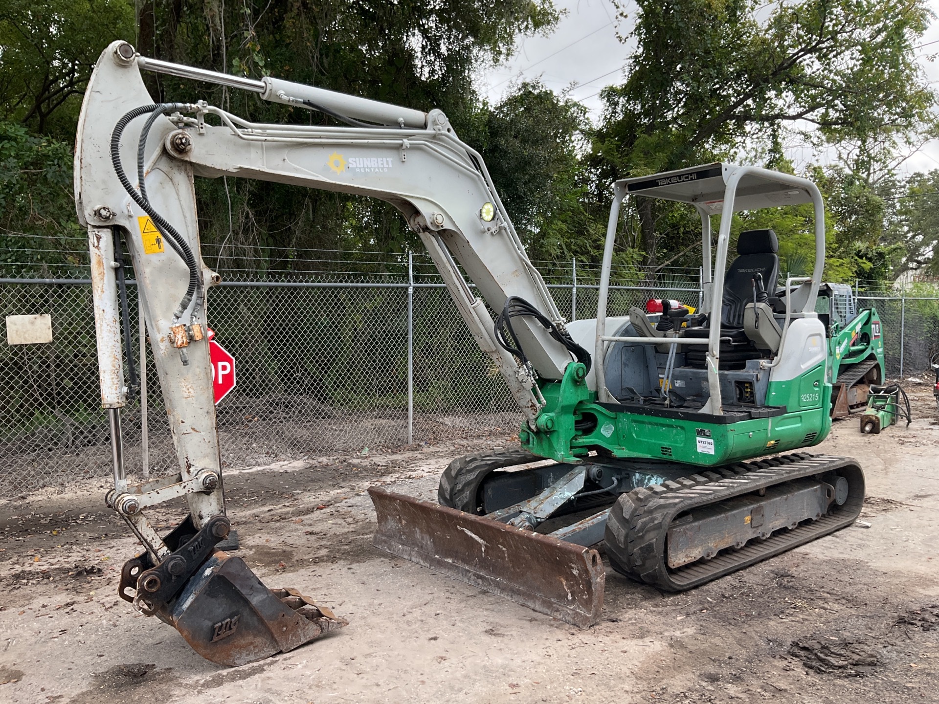 2016 Takeuchi TB260 Mini Excavator