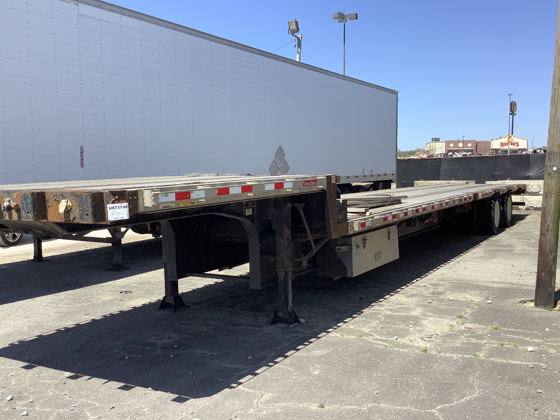 2014 Great Dane FLD-0024-00099 48 ft T/A Single Drop Step Deck Trailer