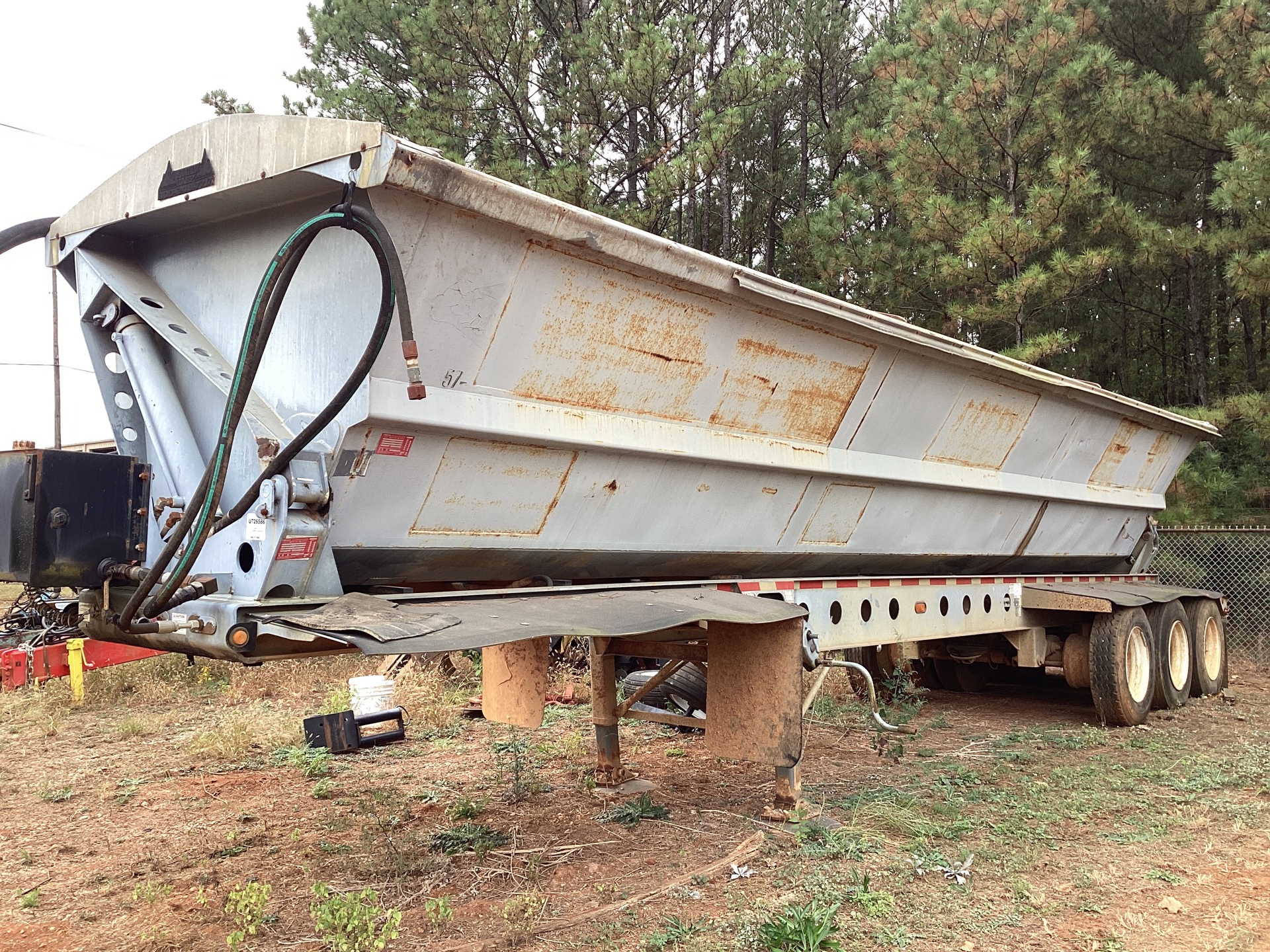 2002 Smithco 2002 38 ft Tri/A Side Dump Trailer