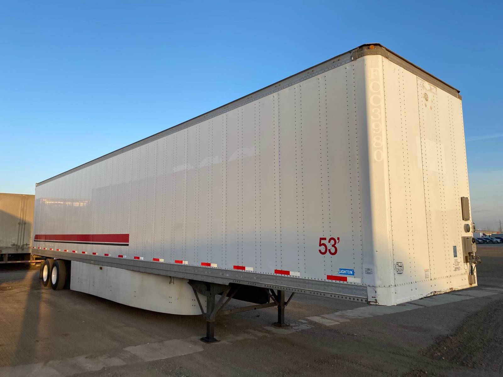 2013 Stoughton 53 ft Dry Van Trailer - Air Ride Tandem Sliding Axle