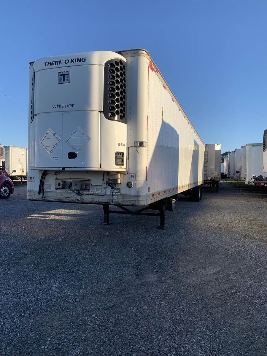 2013 Great Dane 53 ft Reefer Trailer - Sliding Axle, Swing Door, Thermo King