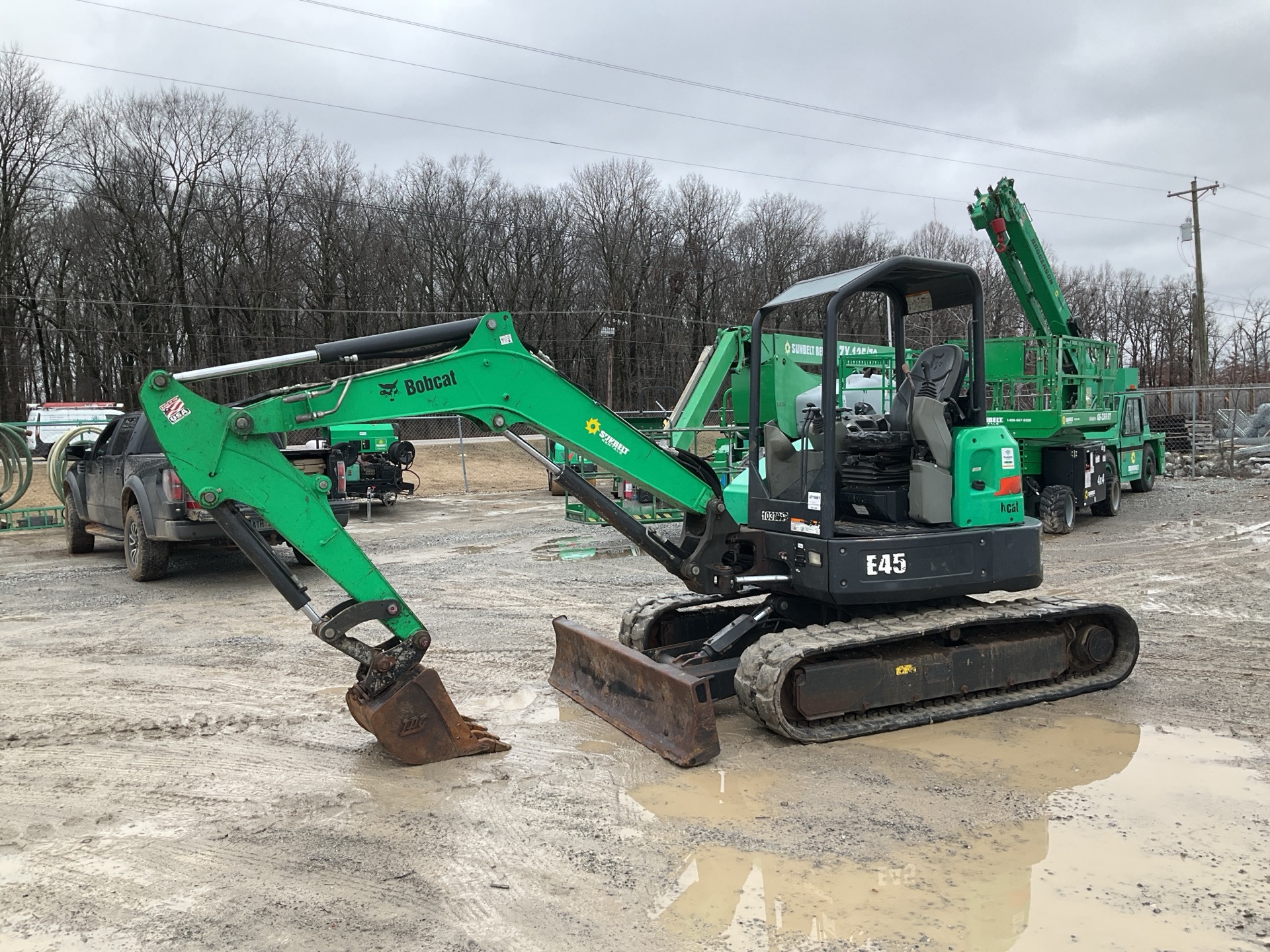 2017 Bobcat E45 Mini Excavator