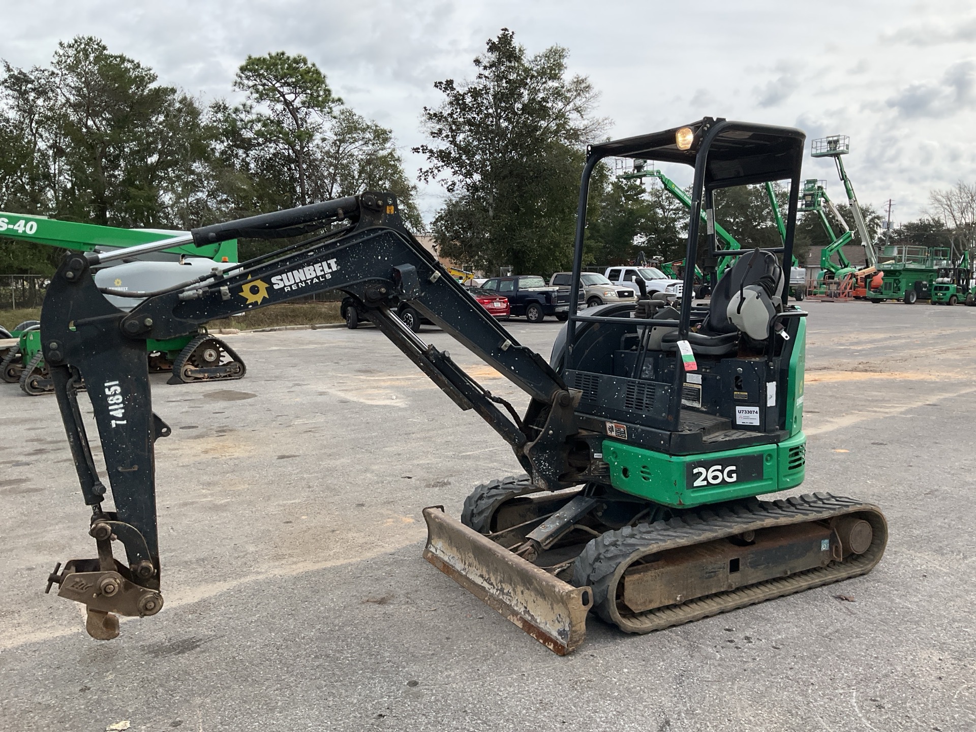 2015 John Deere 26G Mini Excavator